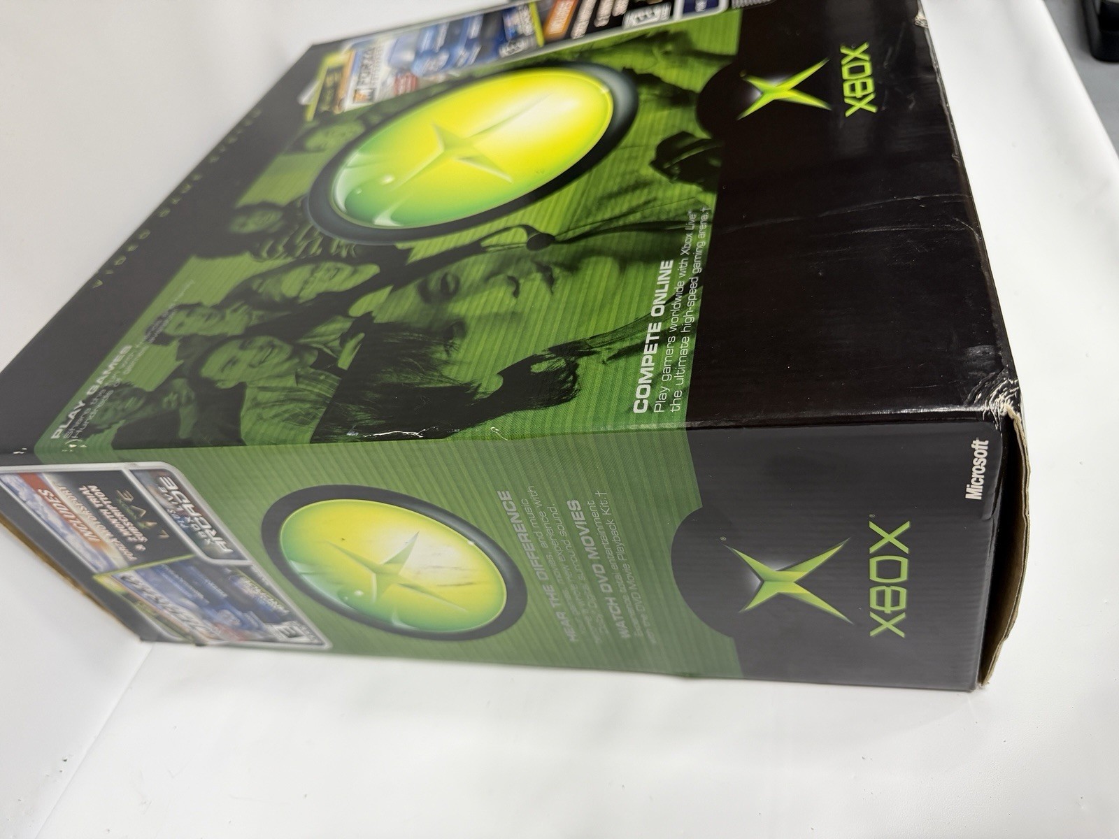 CIB Complete Microsoft Xbox Console! Tested. Forza, Cables, Controller, Manuals