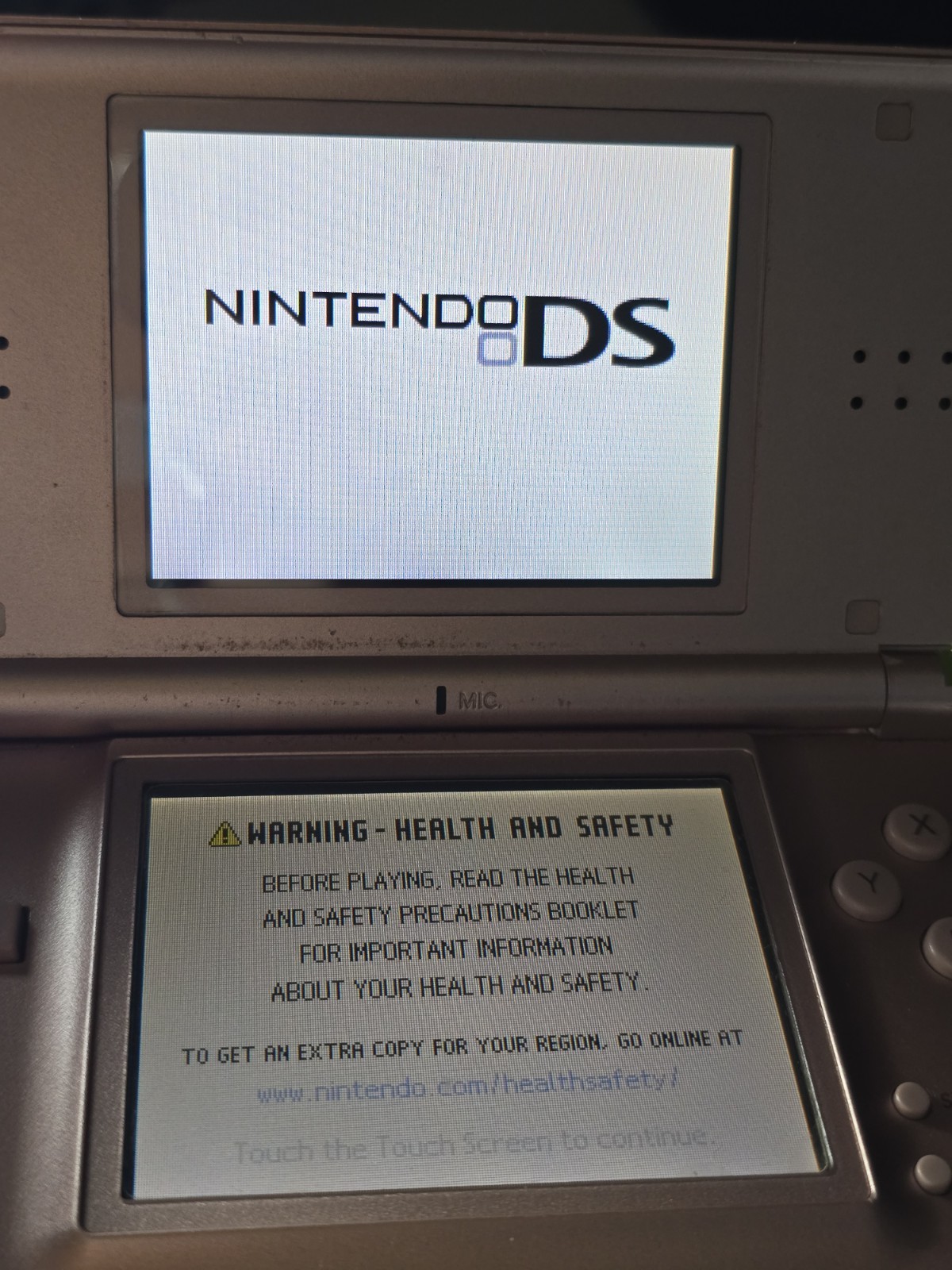 Nintendo DS Lite USG-001 Console Metallic Rose Console w/Charger – TESTED
