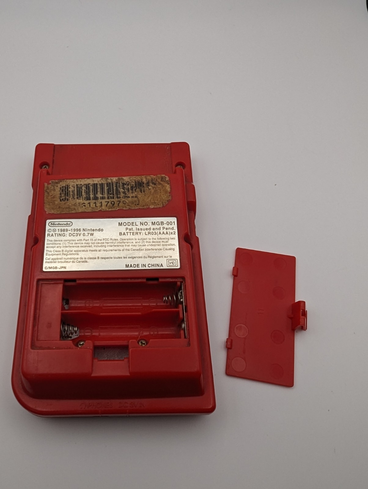 Nintendo Game Boy Pocket – Red Tested And Working