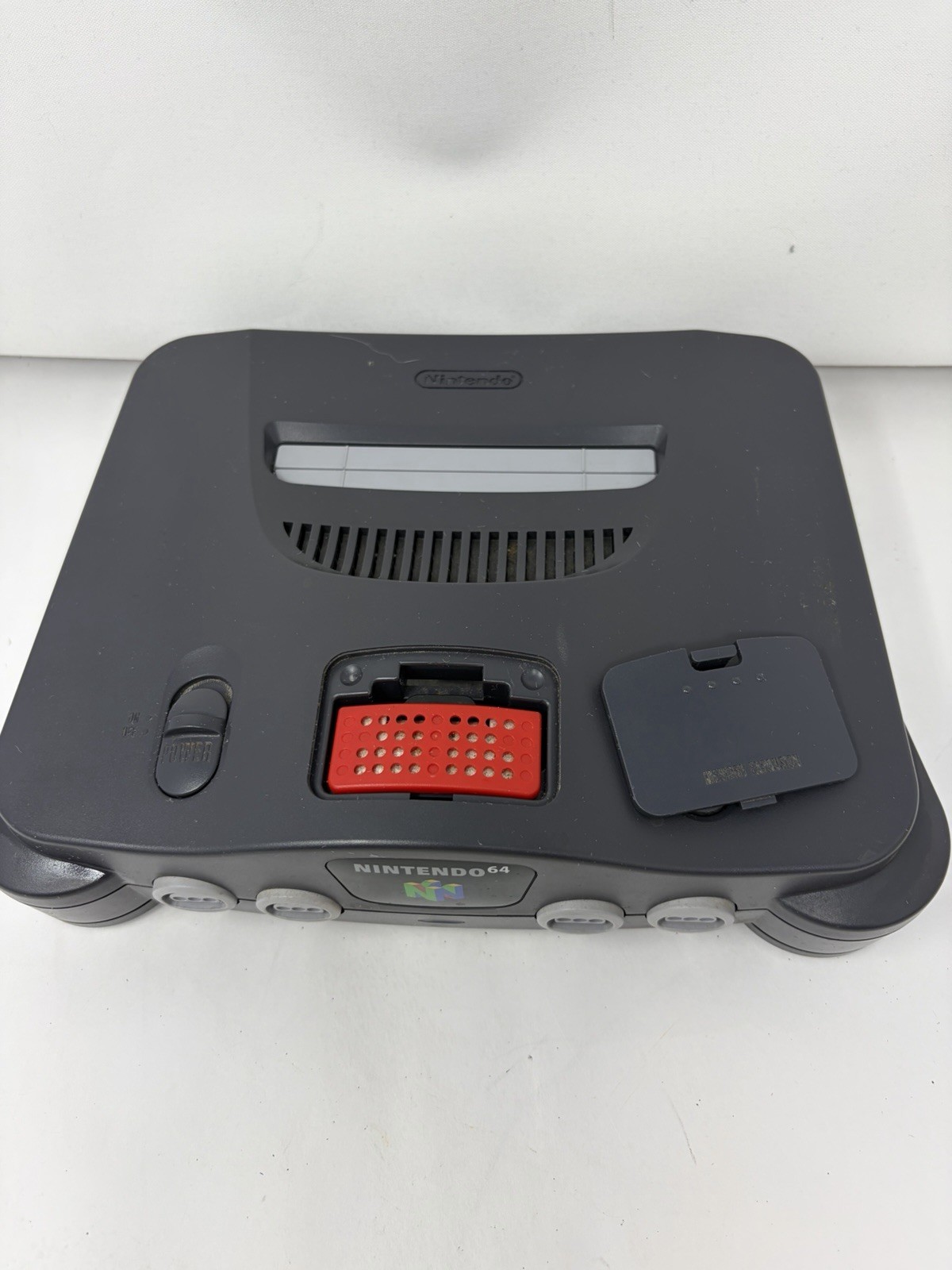 Nintendo 64 System N64 Console Charcoal Gray Tested Original Box