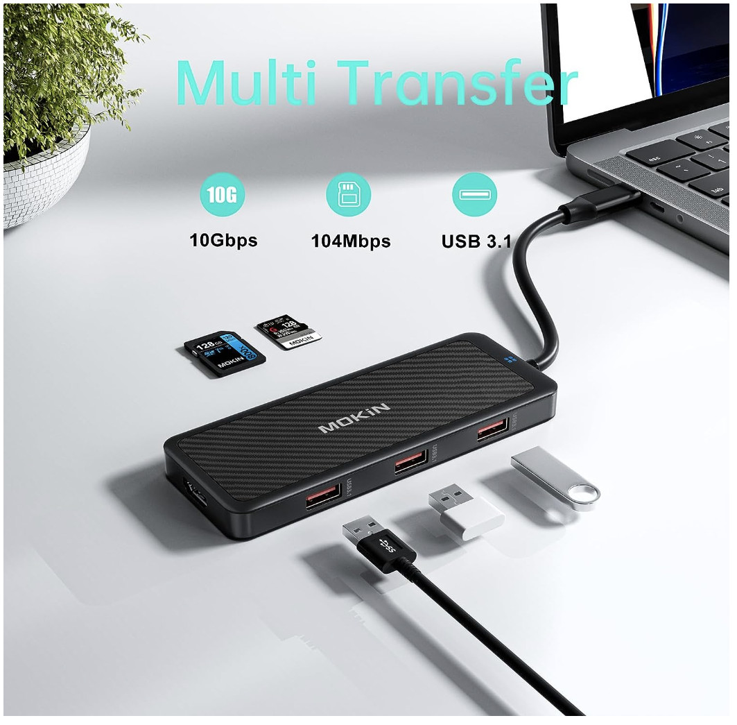 Laptop Steam Deck Dock 9-in-1 Steam Deck Docking Station Charger Dock HDMI 100W