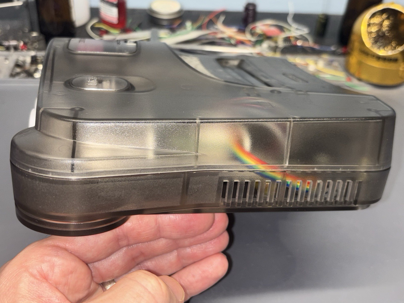 Ultimate Advanced RGB N64 Smoke Gray Recap Deblur IGR Nintendo 64 Region