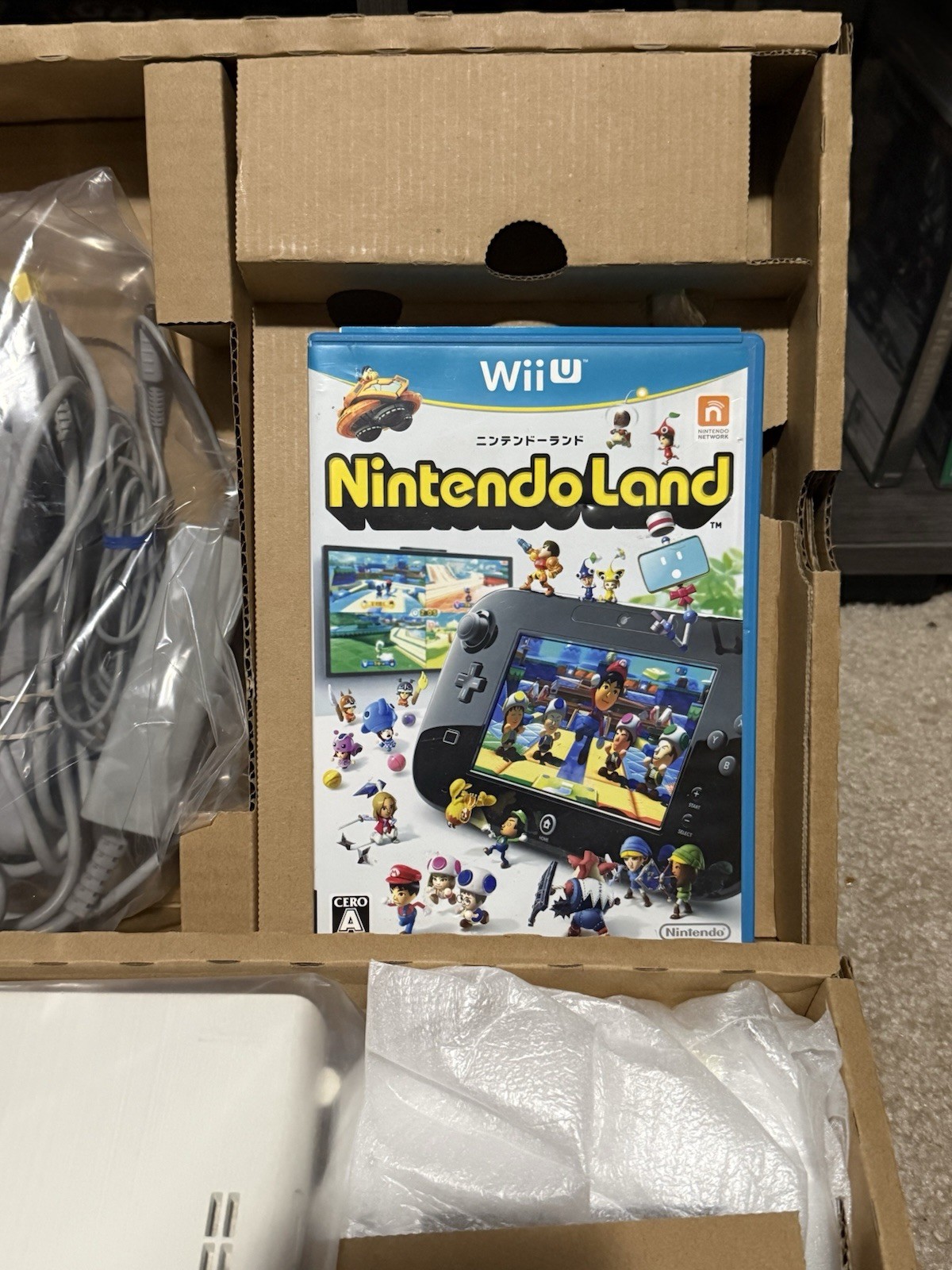 Nintendo Wii U 32GB Splatoon Set Console Boxed CIB White NTSC-J Japan Tested