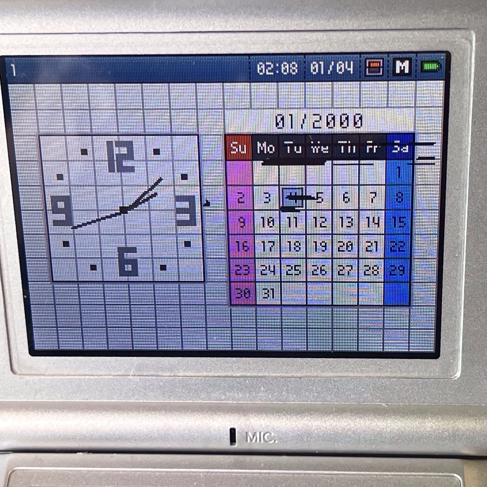 Nintendo DS Lite Handheld Console Silver USG 001 No Charger Has Screen Flaws