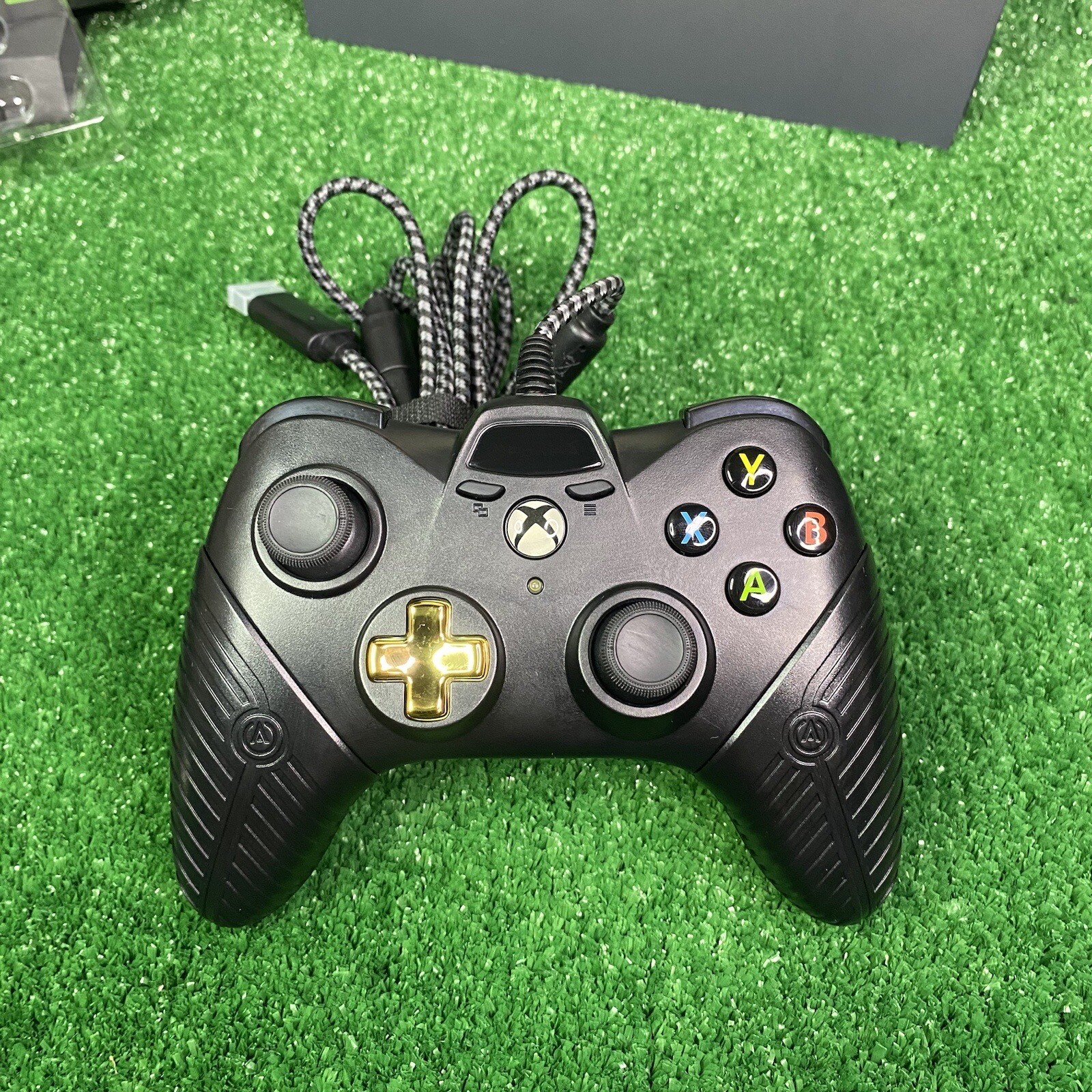 Microsoft Xbox One X 1787 Gold Rush Limited Edition 1TB Console W/Controller