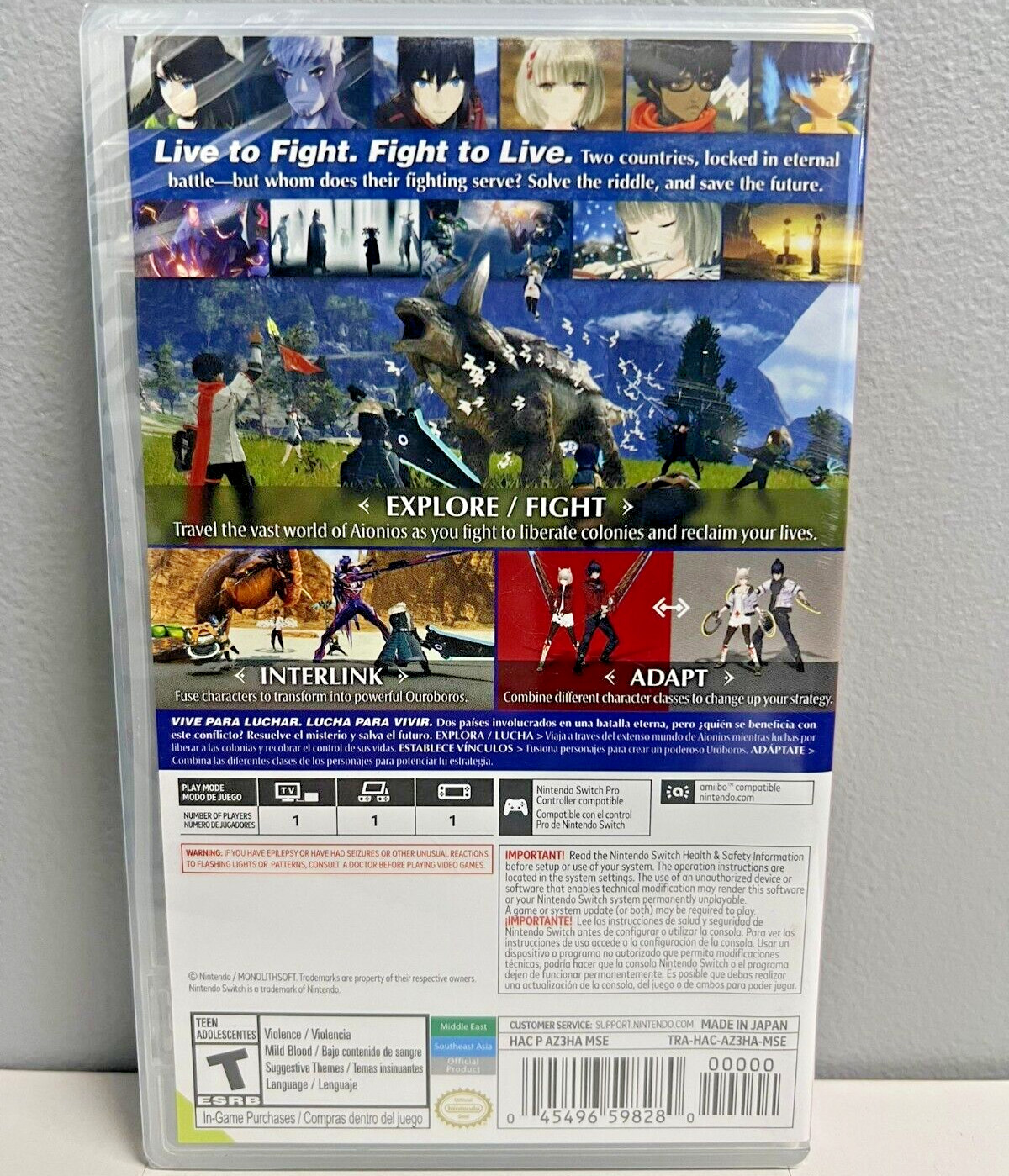 Xenoblade Chronicles 3 Switch Brand New Game Special (Action/Adventure RPG 2022)