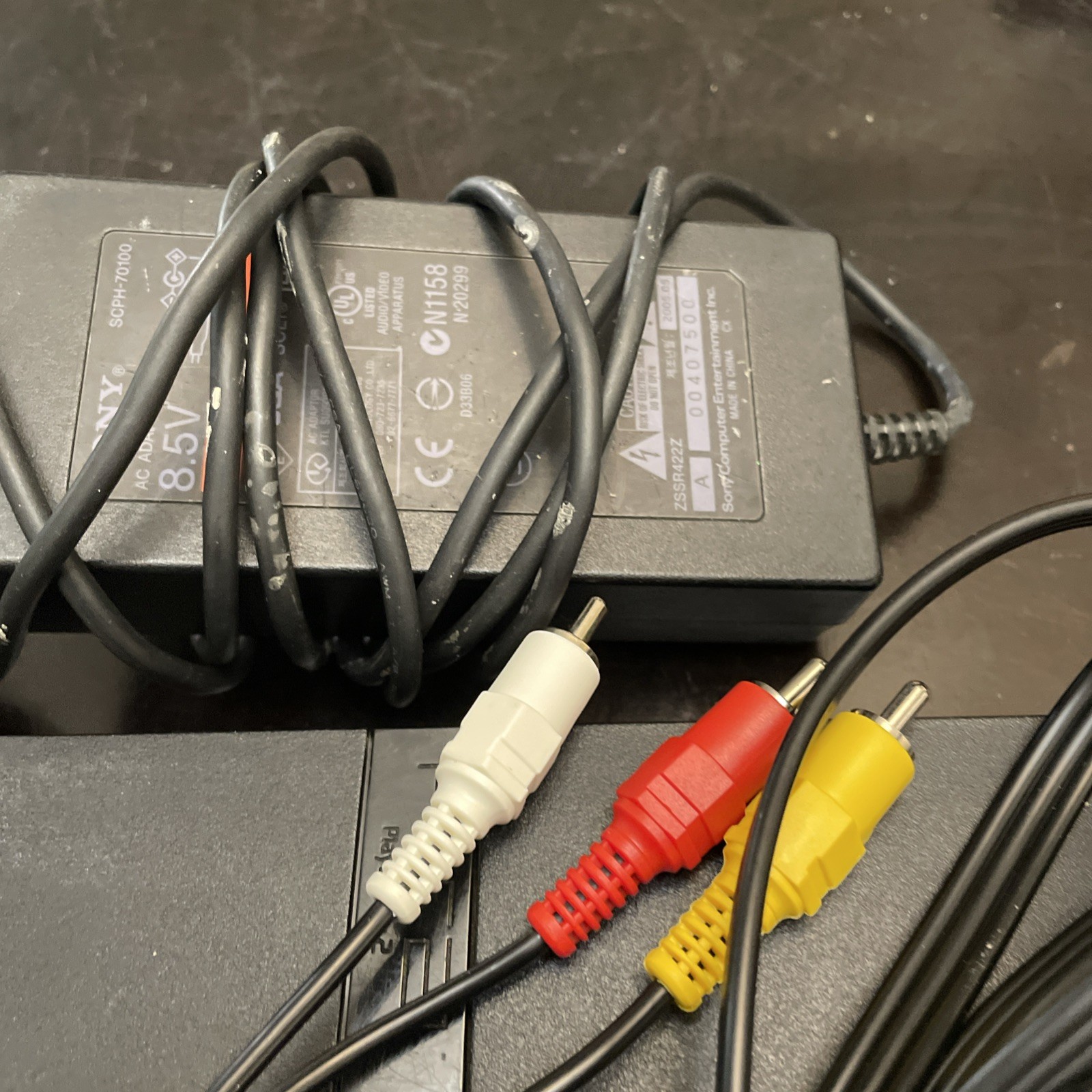 PLAYSTATION 2 SLIM CONSOLE TESTED WORKING With Cables And 8 Mb Memory Card