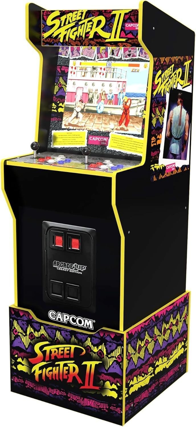 Arcade1Up Capcom Legacy Edition Arcade Cabinet 12-in-1 with Riser