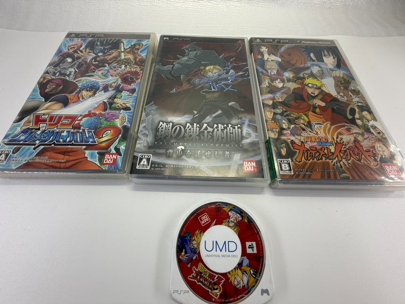 Sony PSP-1000 Black Console Bundle OEM Charger Battery 4 Games Tested Japan