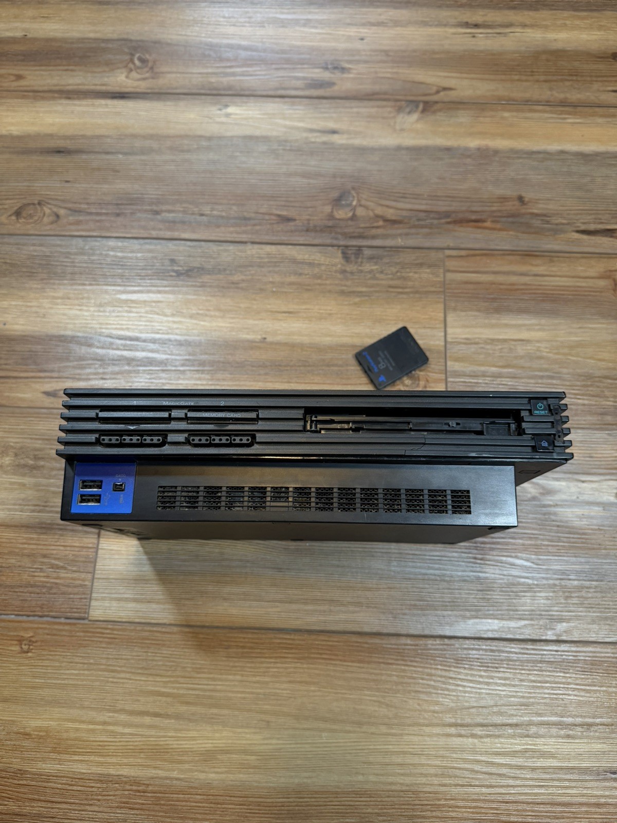 PlayStation 2 (FOR PARTS / REPAIR) Power Cord 8 Mb Memory Card (Disk Card Stuck)