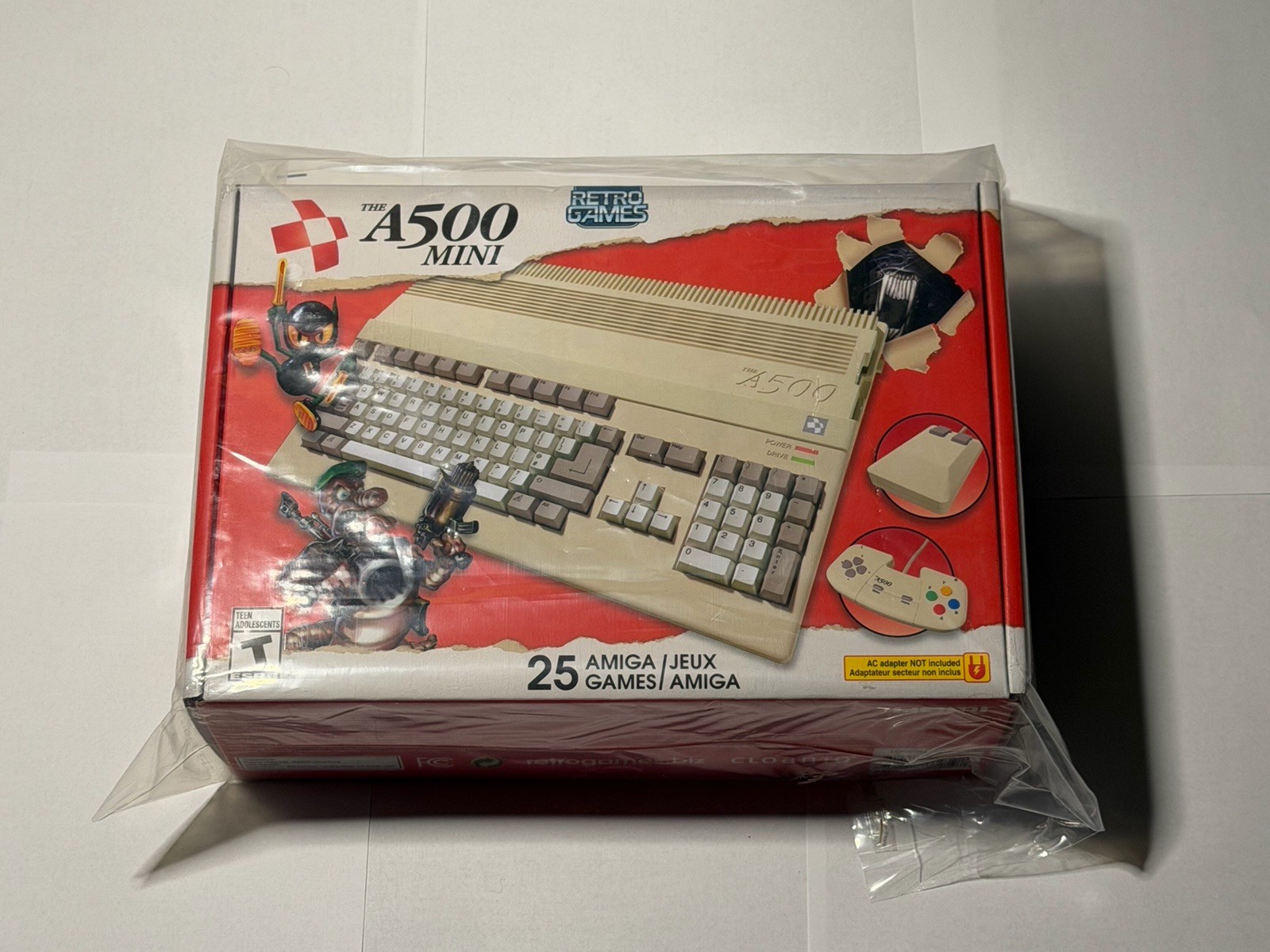 Retro Games The A500 Mini 25 Amiga Games Unopened NEW Factory Sealed