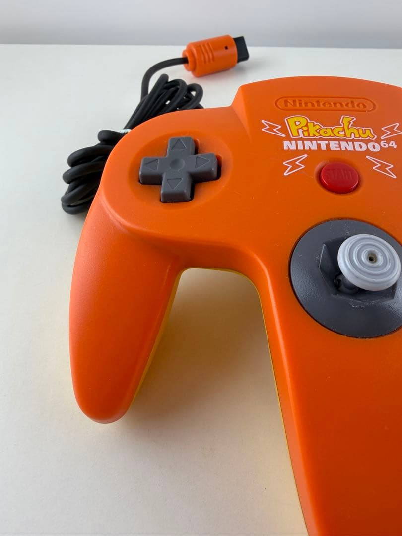 Nintendo 64 Pikachu Console System Boxed Pokemon Orange & Yellow Edition Used