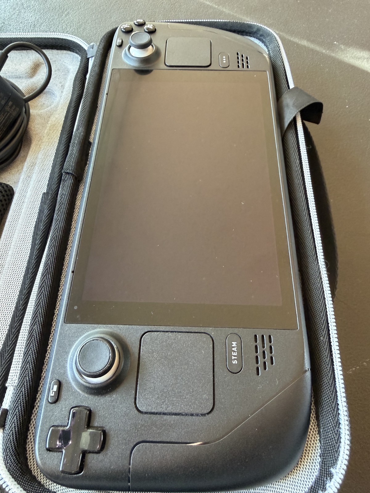Valve Steam Deck LCD 512GB Anti-Glare Handheld Console w/ Case Charger and Pouch