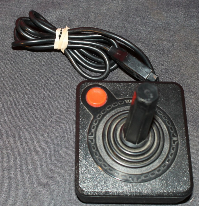 Vintage Atari 2600 Jr. Junior W. Controller and Power Cable, Needs RF AO4077709