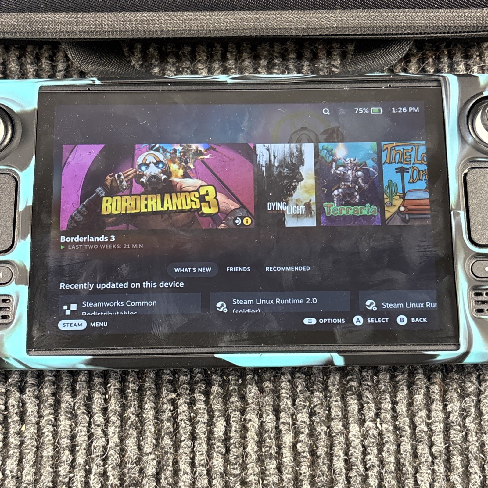Valve Steam Deck 256GB – Black Model 1010 Handheld System Console