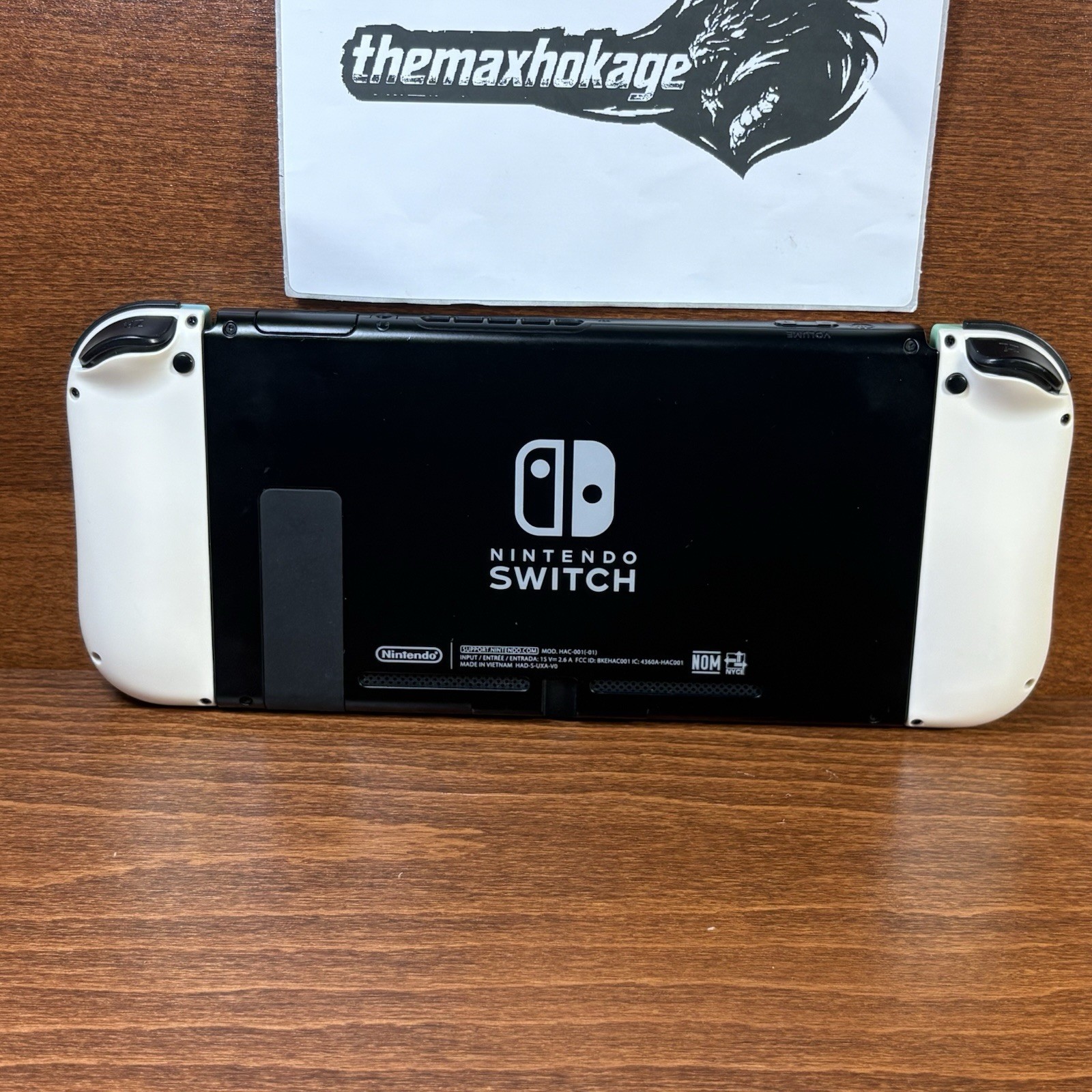 Nintendo Switch with Blue & Green Controllers | Works Perfectly | Case Included