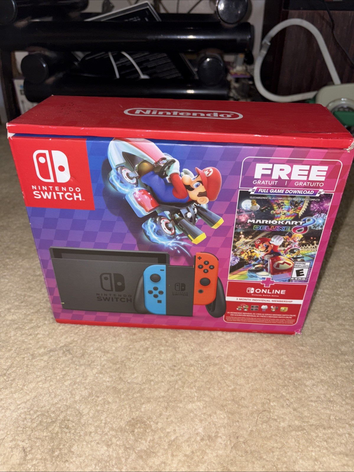 Nintendo Switch Console TV Dock Station Brand New, does not come with Mario Kart