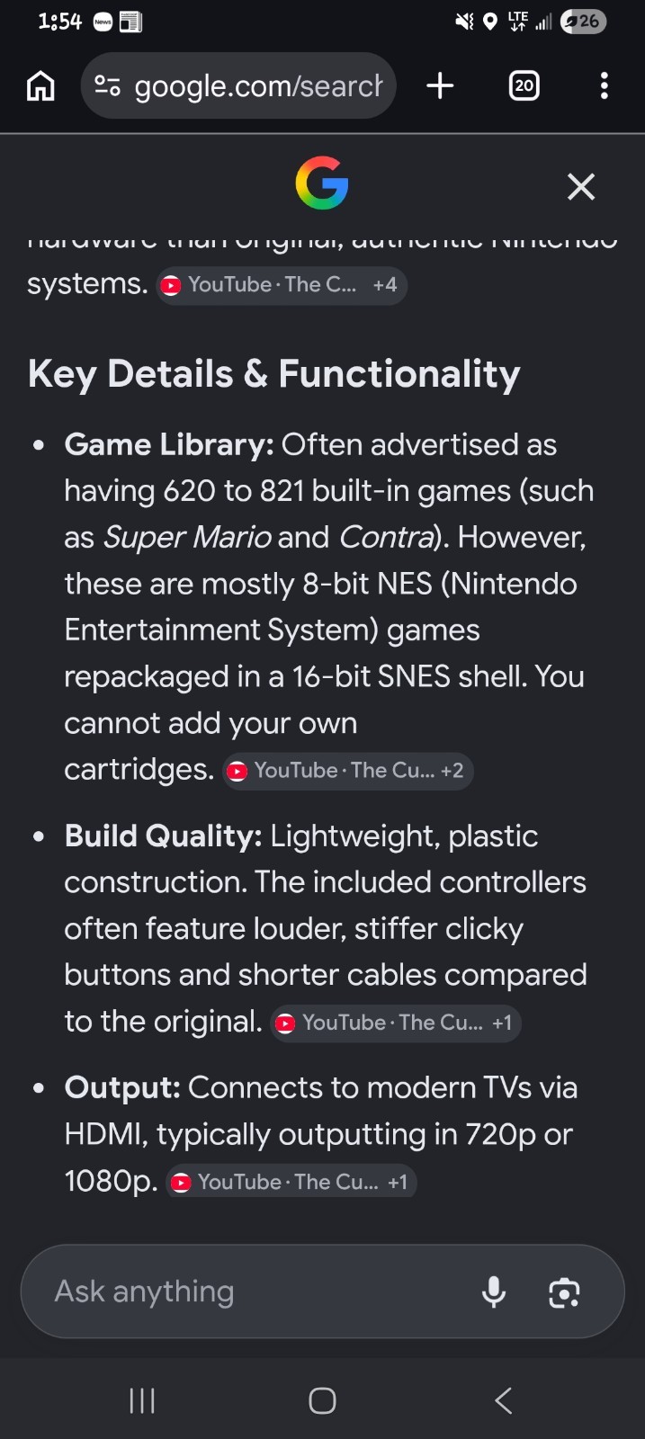 Super Mini SN-02 Game Unit with 821 Games