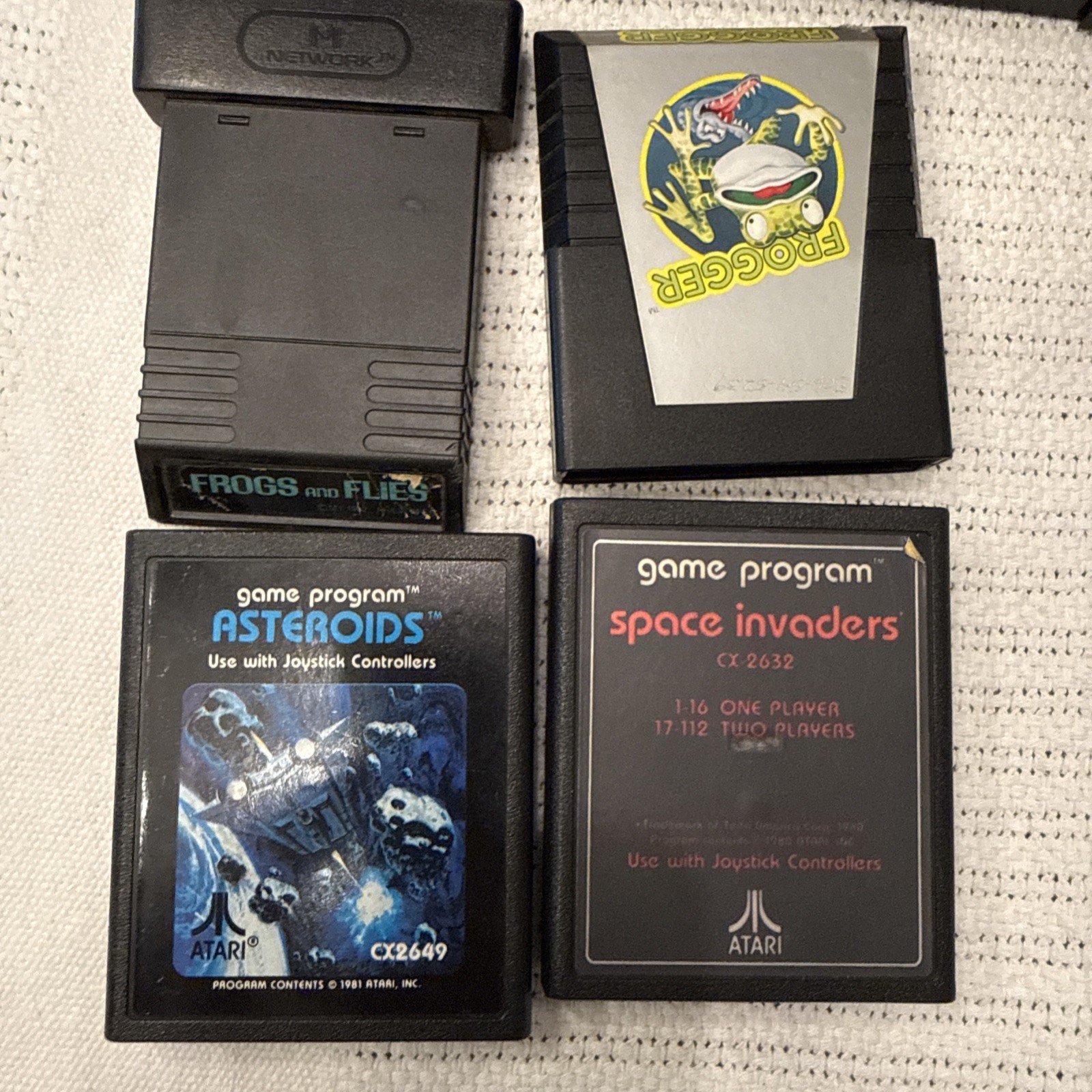 Atari 2600 Jr. Gaming Console Bundle 13 Games 4 Controllers 6 Manuals