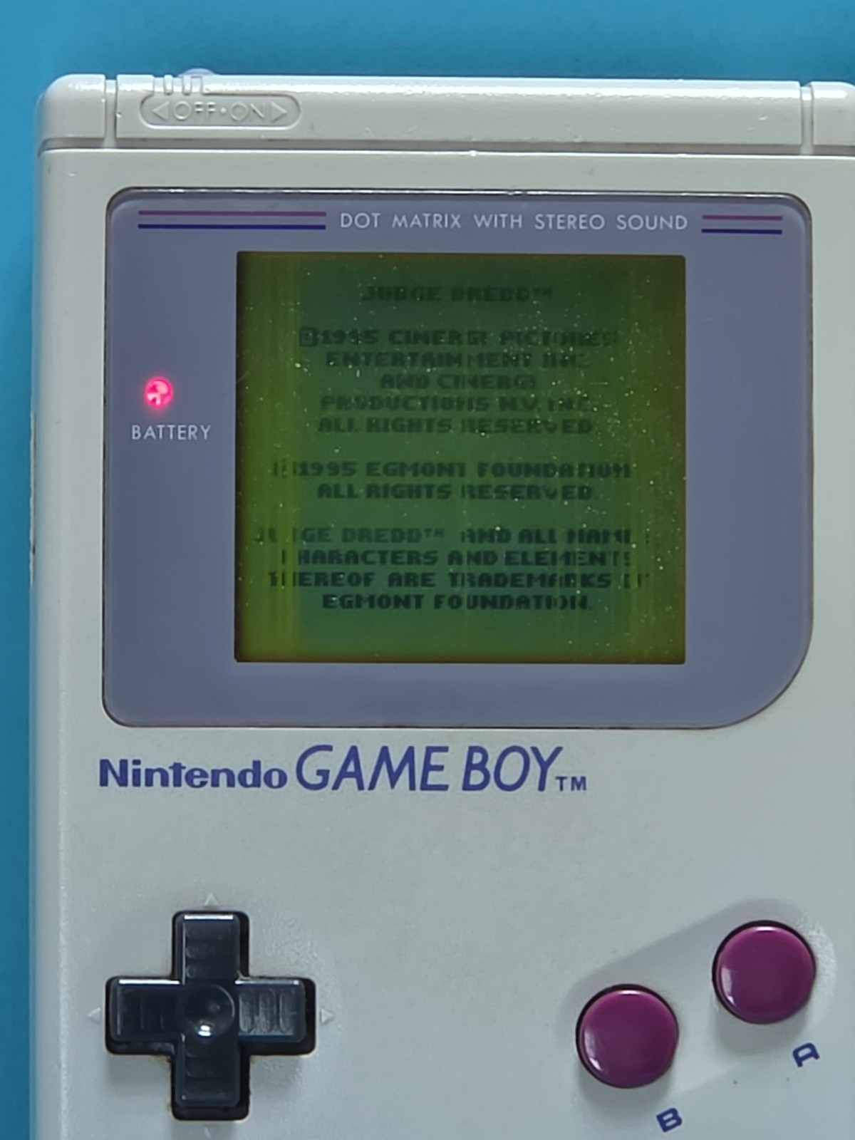 Vintage Nintendo Gameboy Console Bundle DMG-01 First Edition 1989 *As Is*
