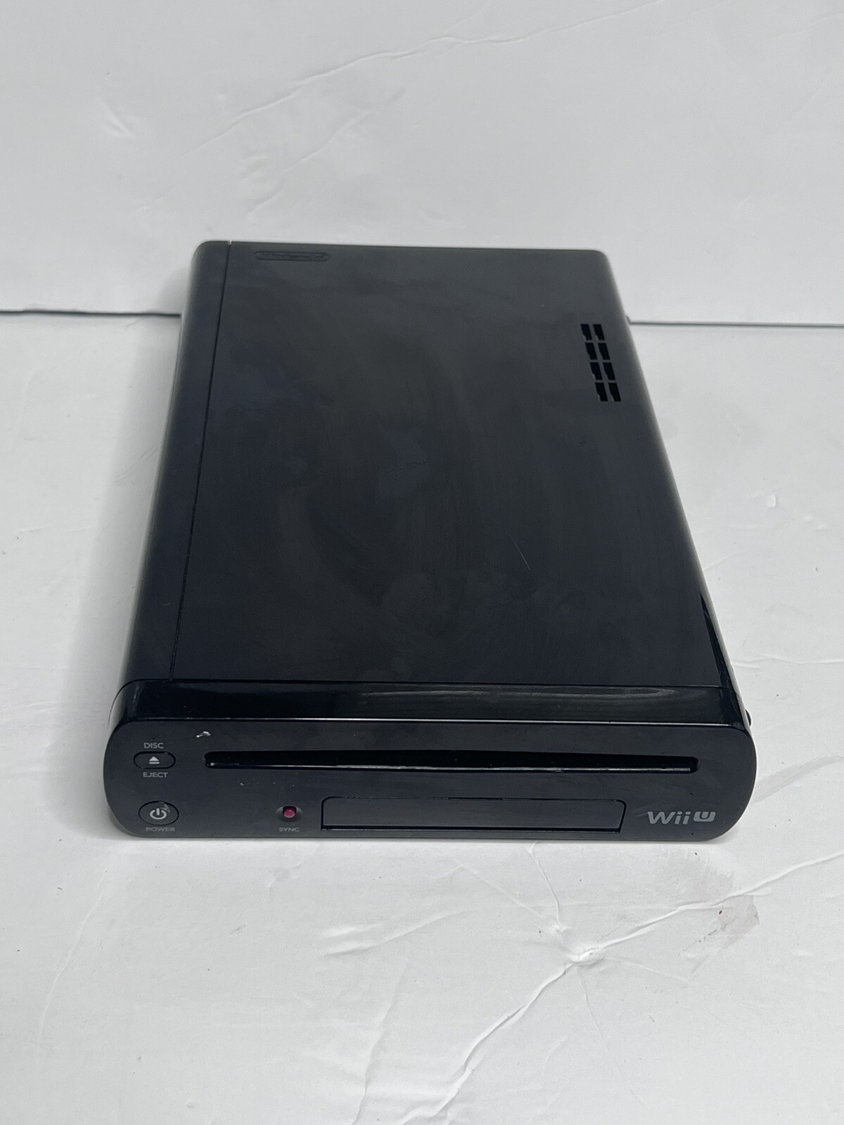 Nintendo Wii U Deluxe WUP-101(02) Black 32GB Console ONLY For Parts or Repair