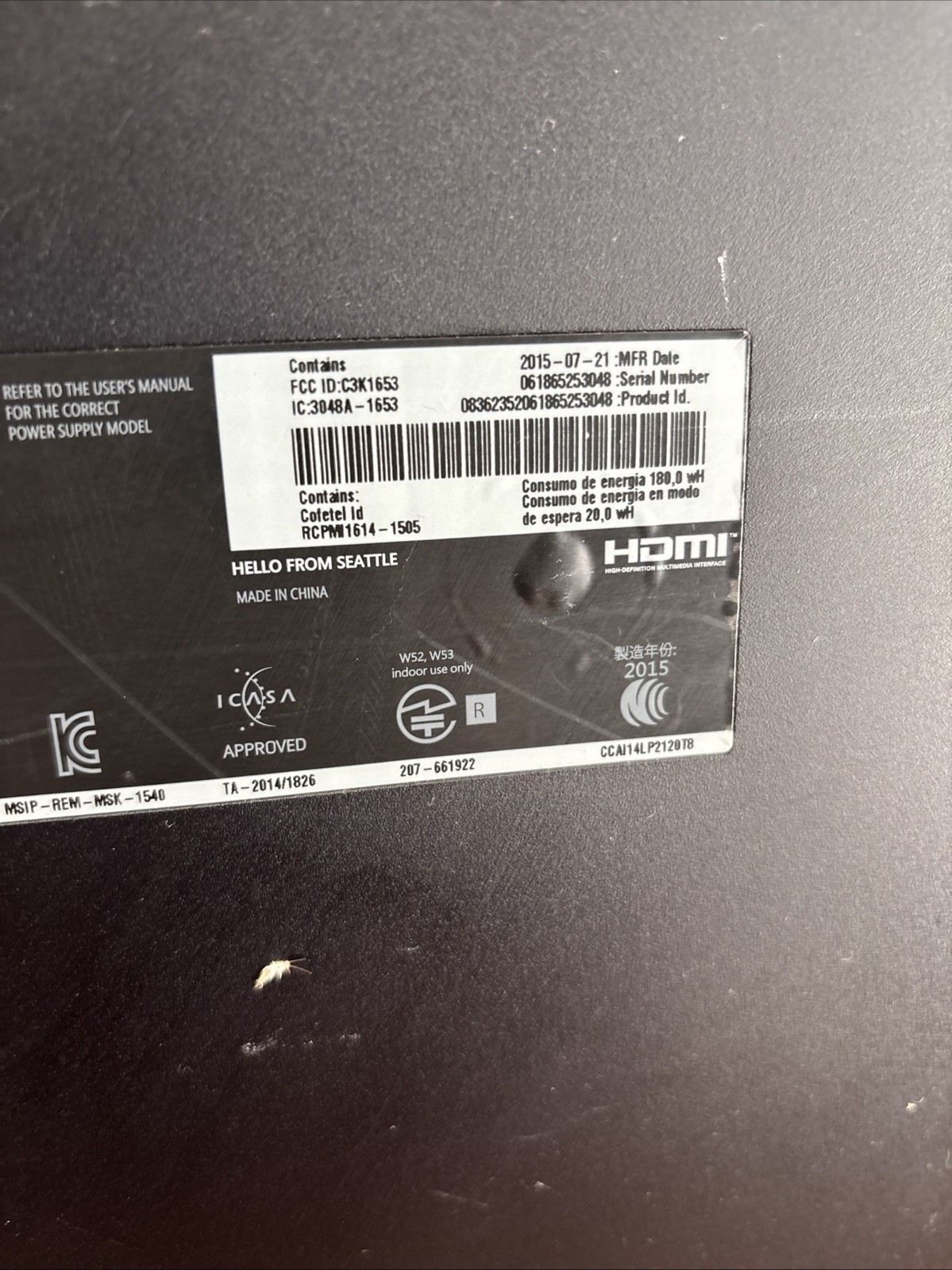 Xbox One Model 1540 Console Parts/Repair
