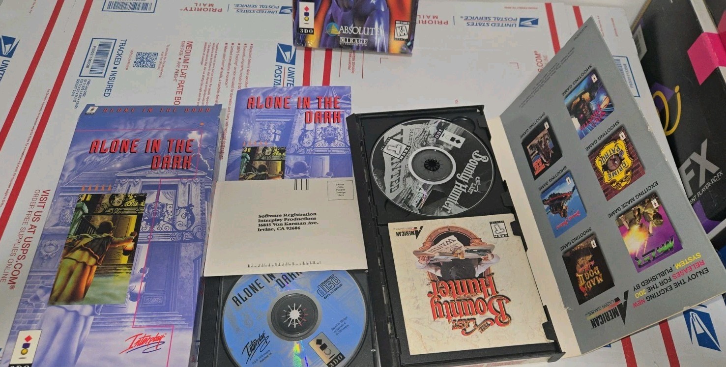 5 3DO Games Including New Sealed Rise Of The Robots, Lost Eden, Cyberdillo