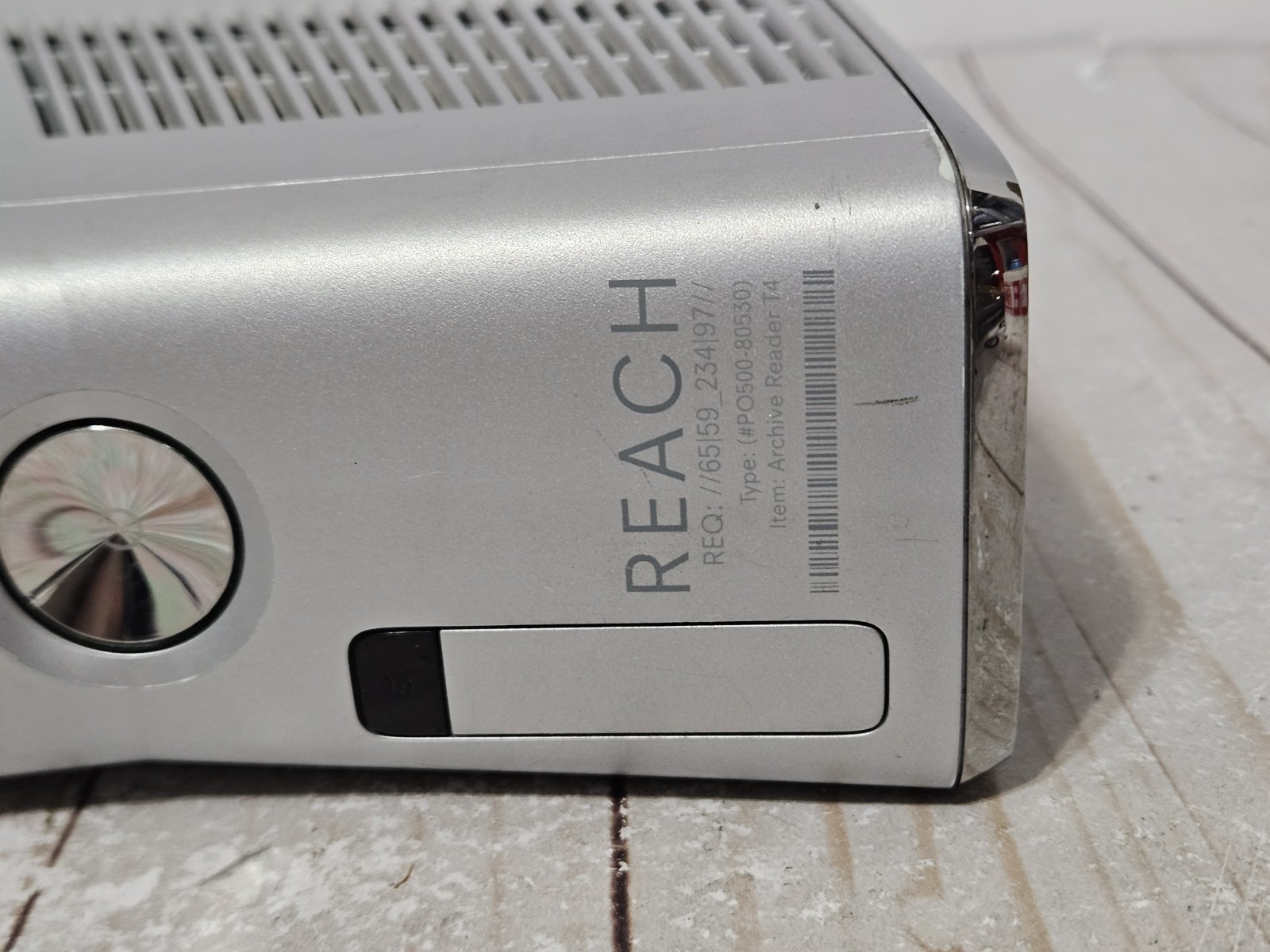 Microsoft Xbox 360 Slim Halo Reach Limited Edition Console Only Tested 250GB