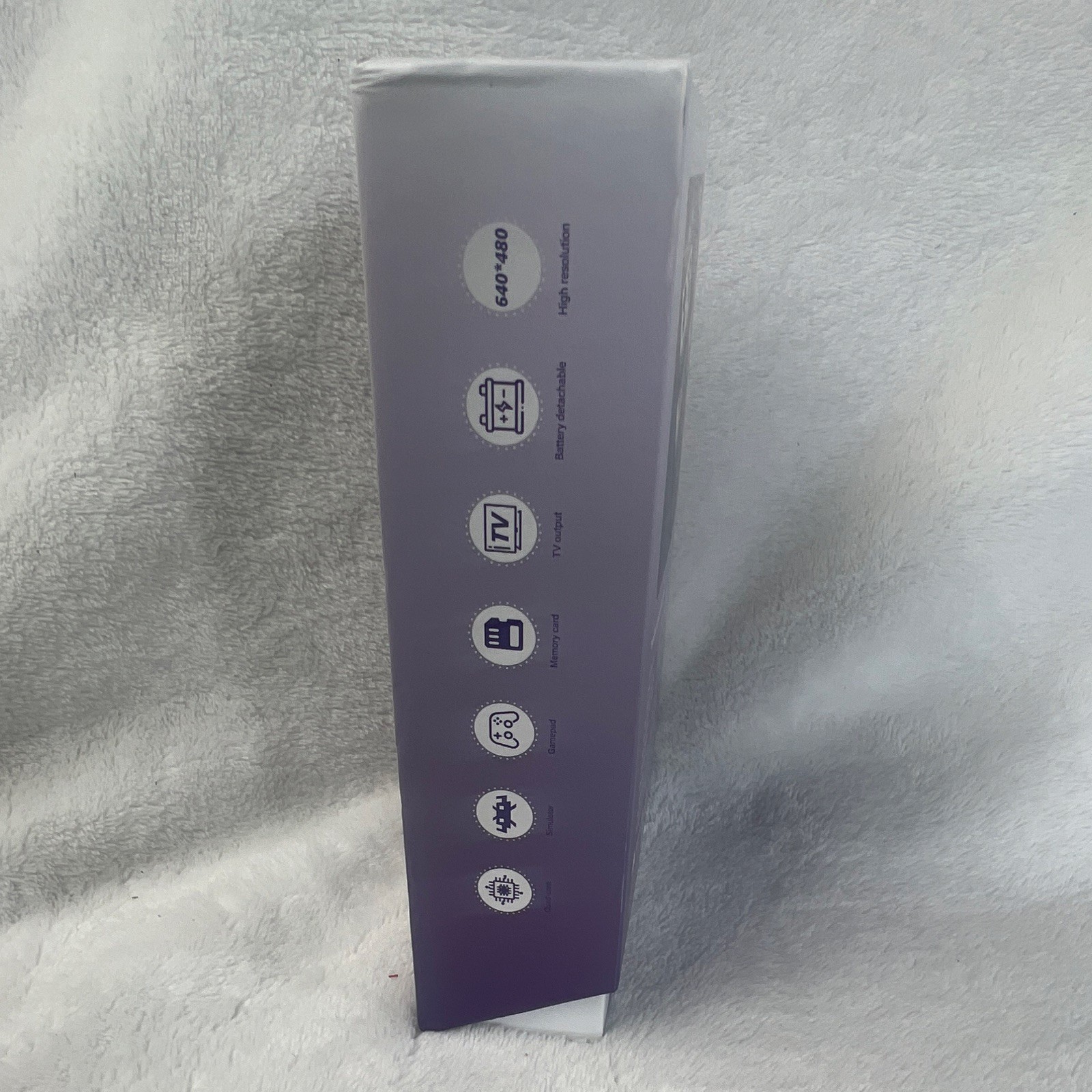 D-R35PLUS Handheld Game Console 64GB 640×480 Purple TV Output Card Slot