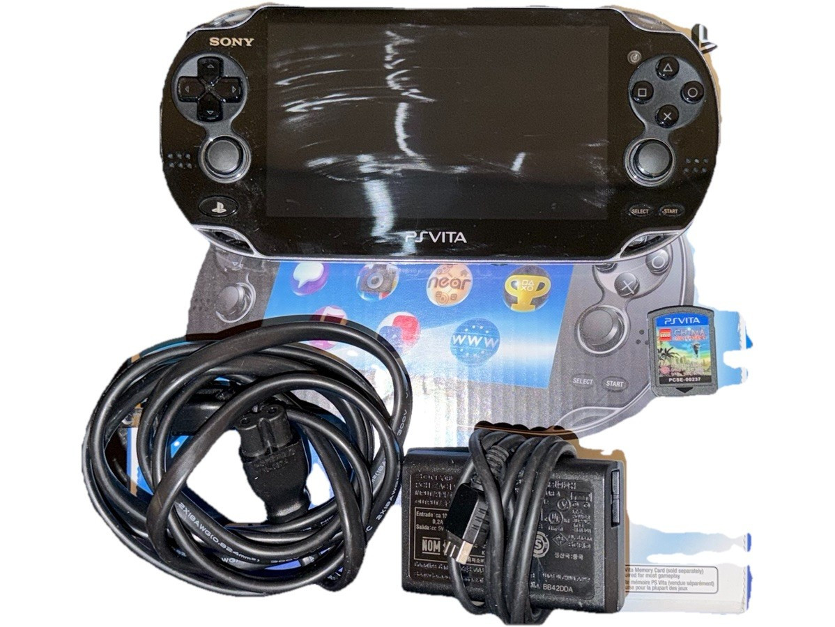 Sony PS Vita PCH-1001 Crystal Black with box