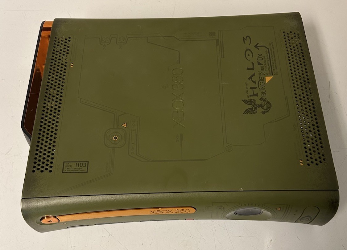 Microsoft Xbox 360 Halo 3 Special Edition Green Console 20GB Bundle + Games
