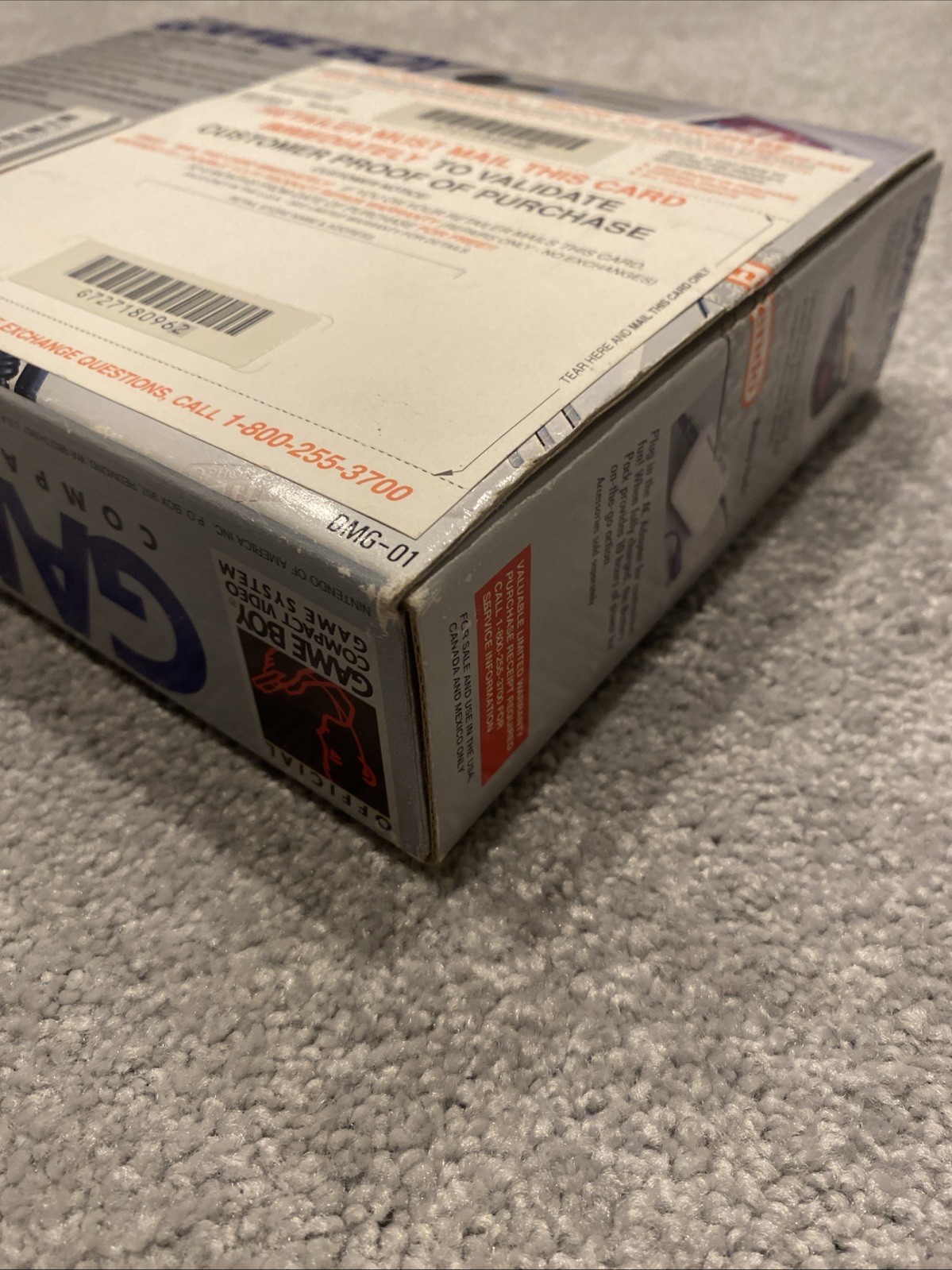 Nintendo Game Boy Launch Edition Handheld System – Gray – Tested, CIB