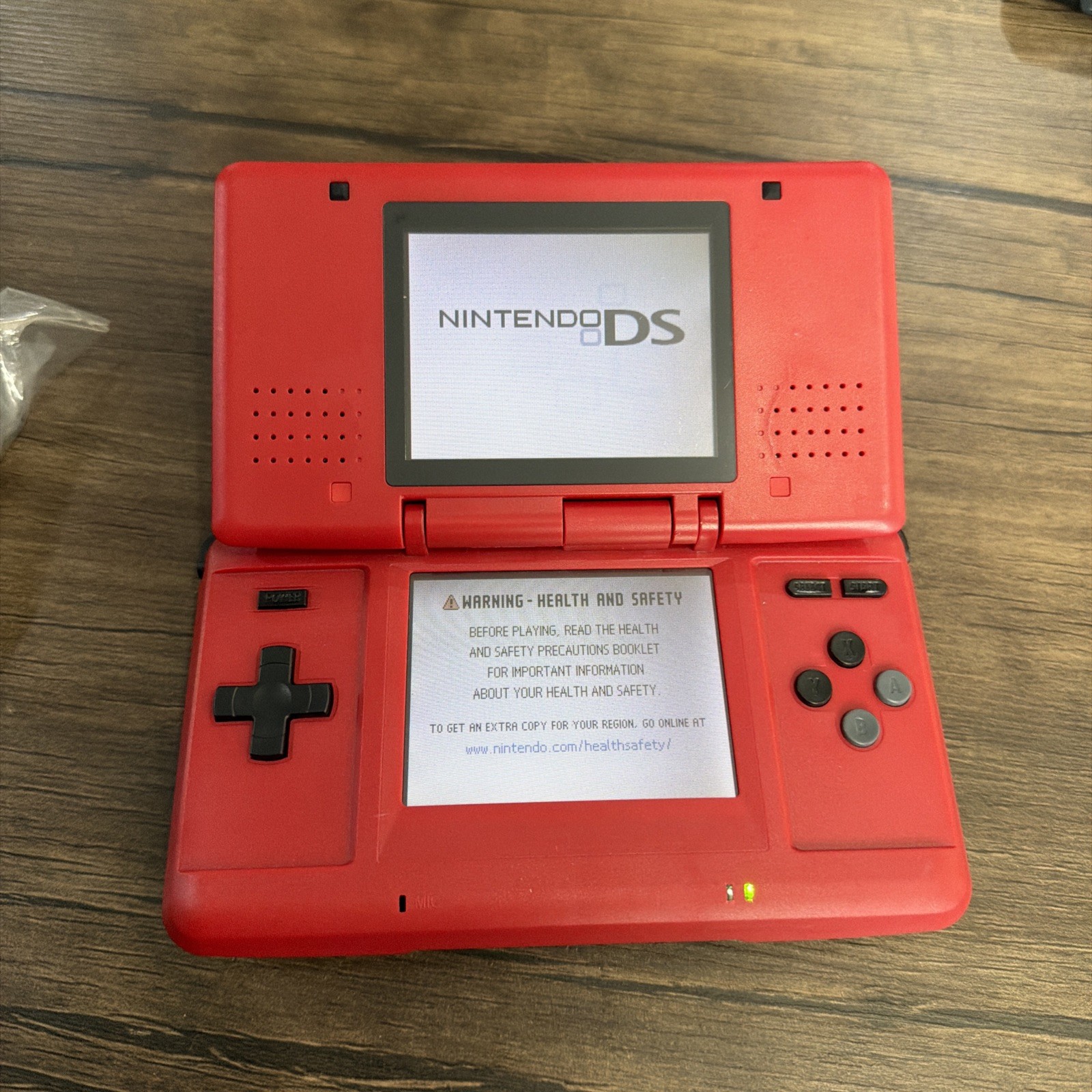 Original Nintendo Red DS Console New XY Pokemon Shell/Screens/Broke Digitizer