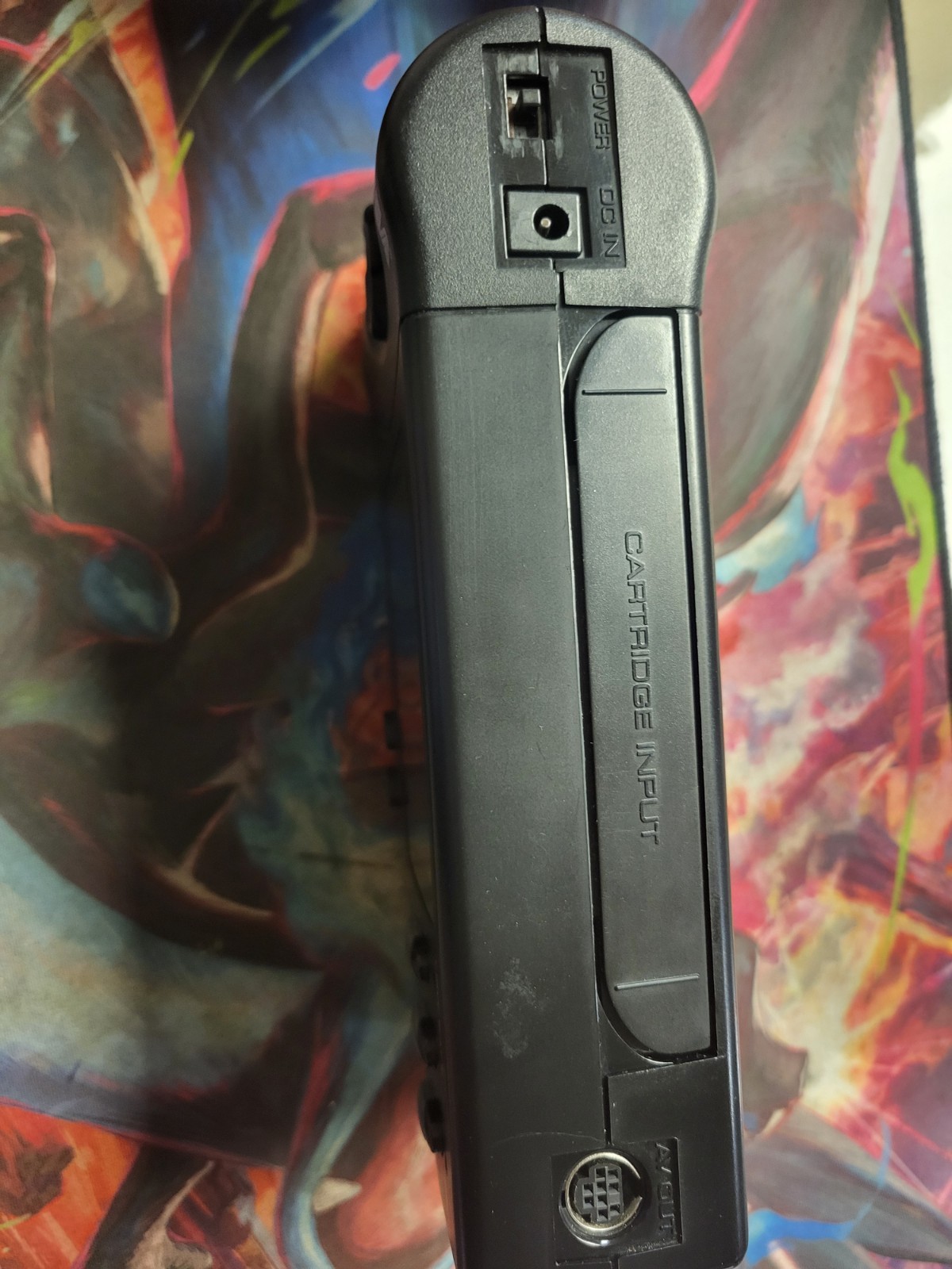 Sega Genesis Nomad MK-6100 Console SOLD AS IS FOR PARTS/REPAIR CLEAN NEEDS WORK