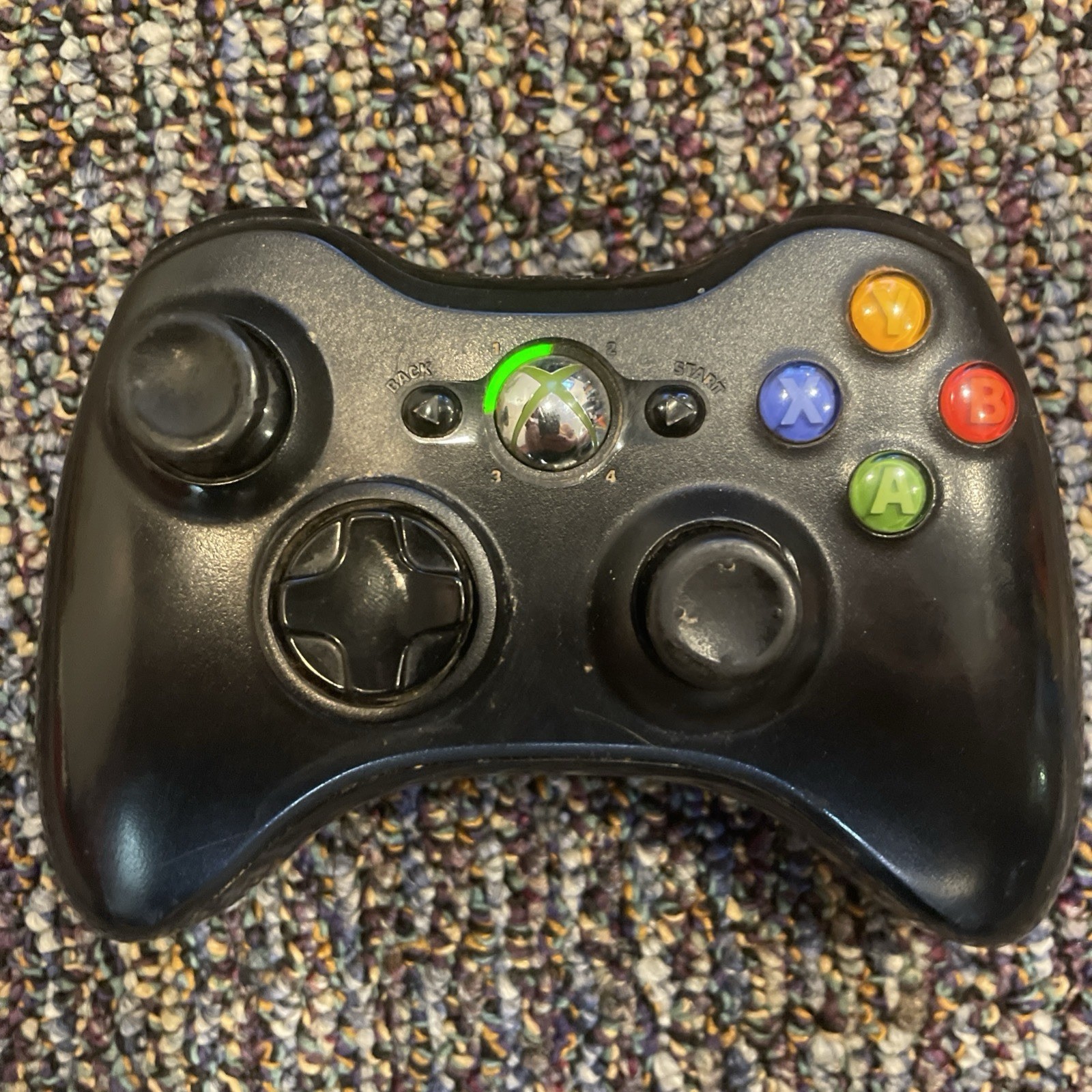 Microsoft Xbox 360 S Black 3GB, 20 Games and 1 Controller Included, Tested