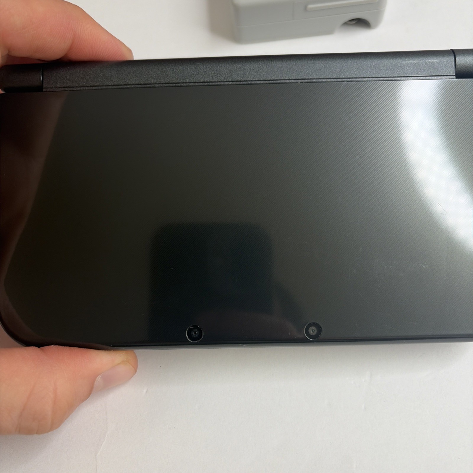 Clean! New Nintendo 3DS XL Gray Black Console Charger Stylus US Version