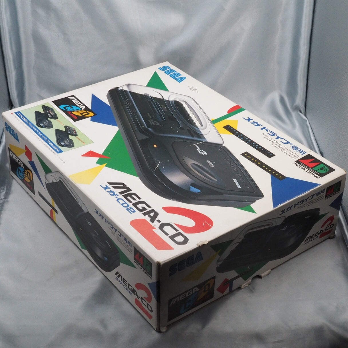 Mega Drive + Mega CD 2 Console system SET Boxed Tested SEGA HAA2510 HAA-2912