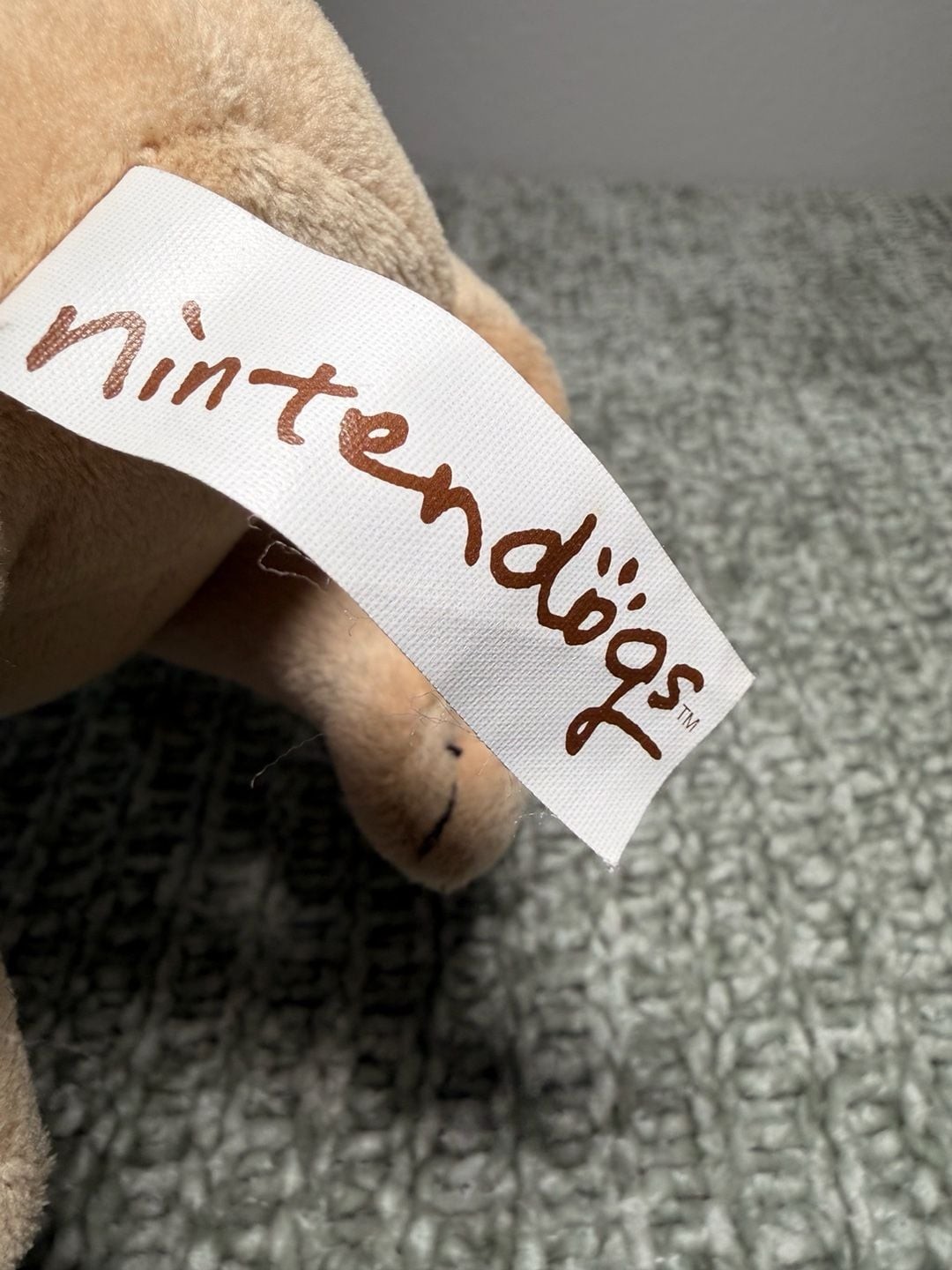 Nintendo Nintendogs Pug Plush Stuffed Animal 2007 Commonwealth