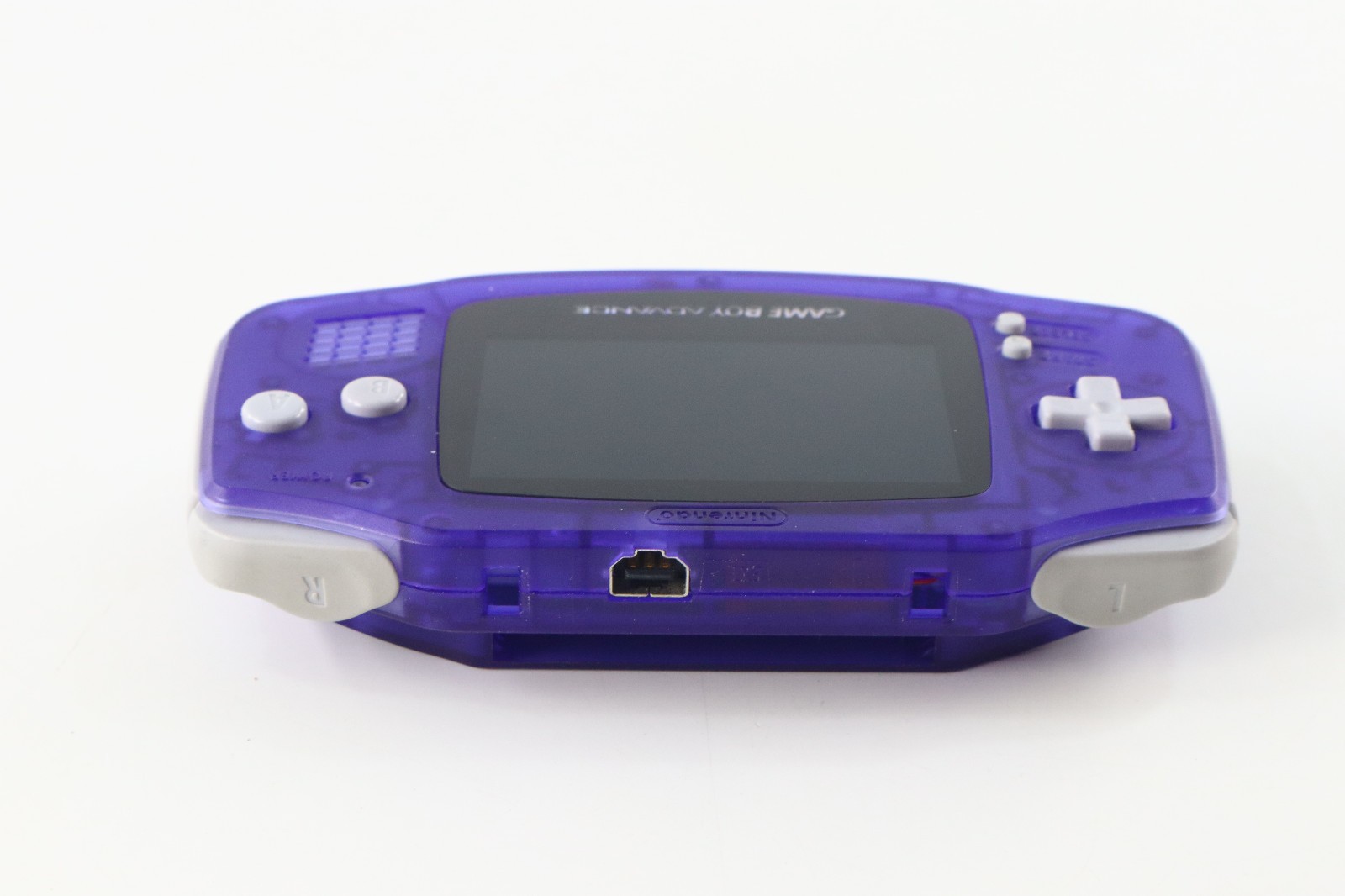 Nintendo Game Boy Advance IPS V5 Screen Upgrade Transparent Atomic Purple