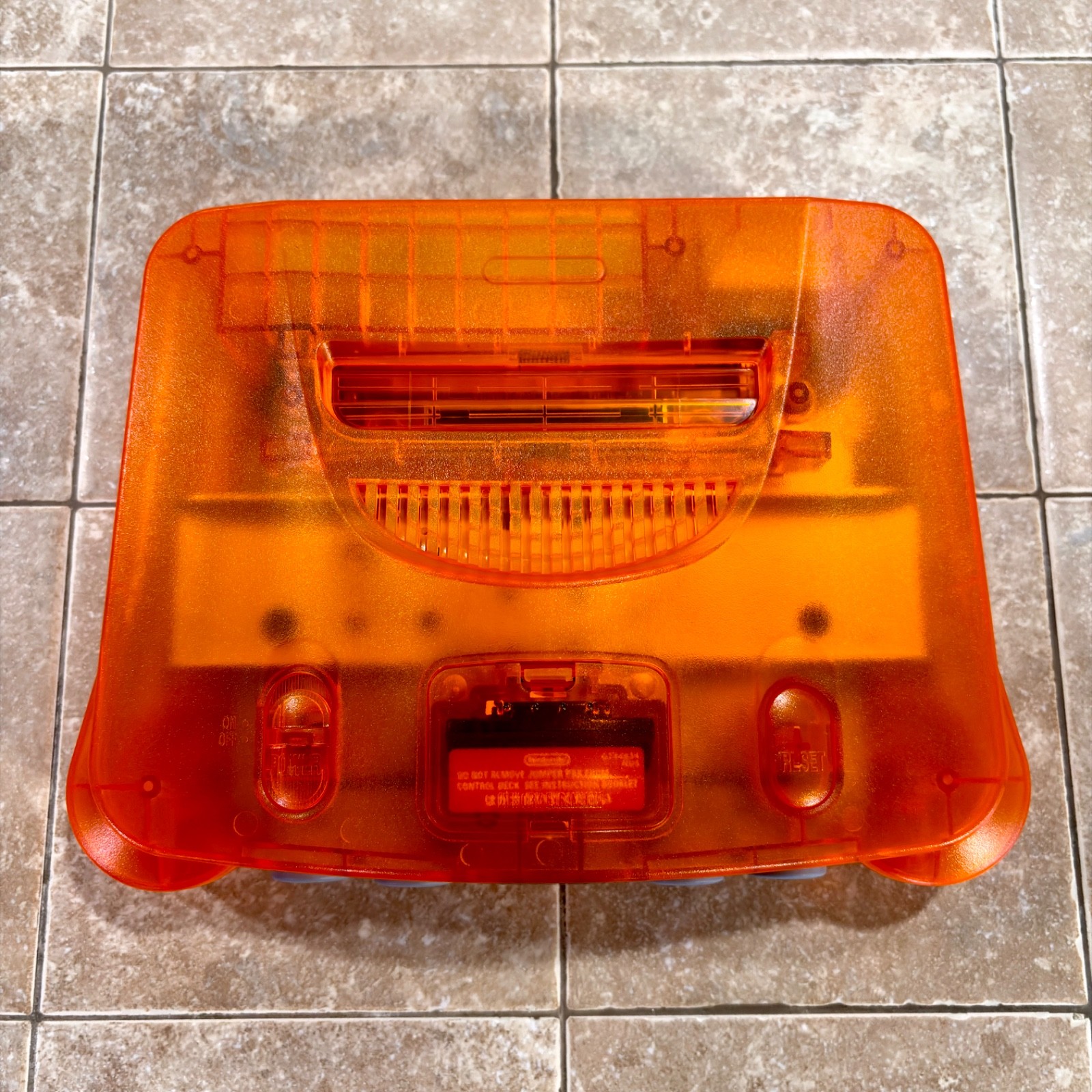Nintendo 64 Console REGION FREE Funtastic Fire Orange Translucent Refurbished