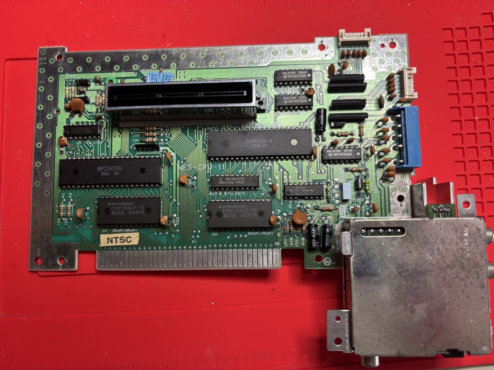 NES Console – Recapped, New VR, Lock-Out disabled, OEM 72-Pin, Bridge Rectifier