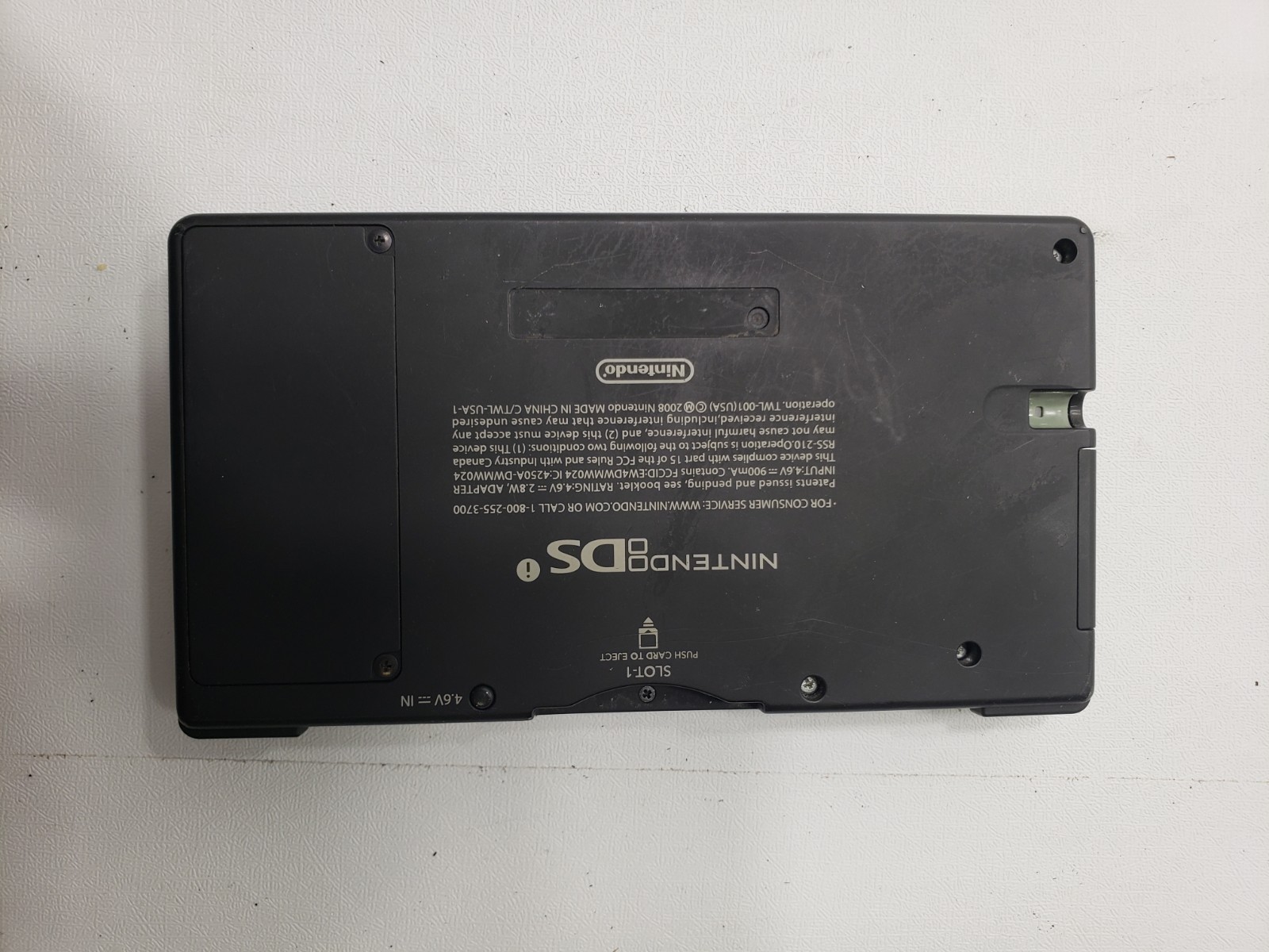 Nintendo DSi Game Console TWL-001 Black w Charger Tested Working USA