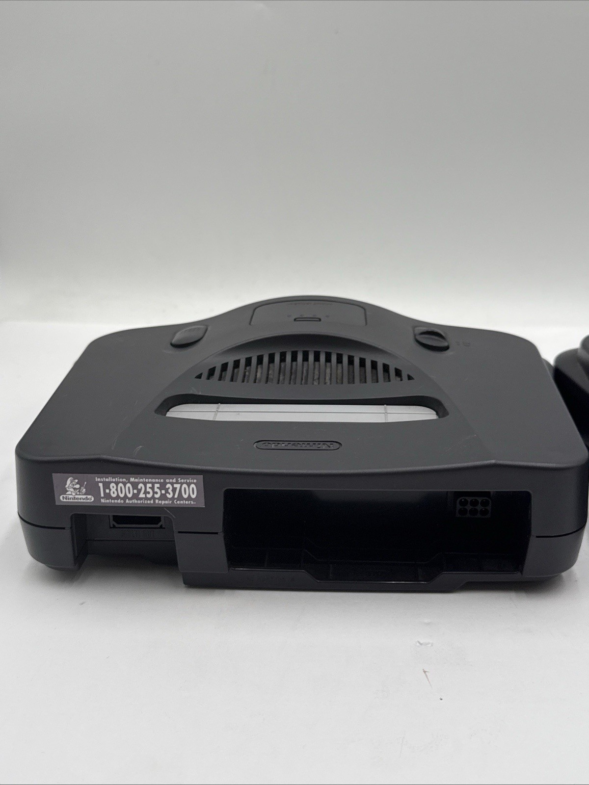 Lot Of 2 Nintendo 64 Charcoal Gray N64 Console Only For Parts Or Repair