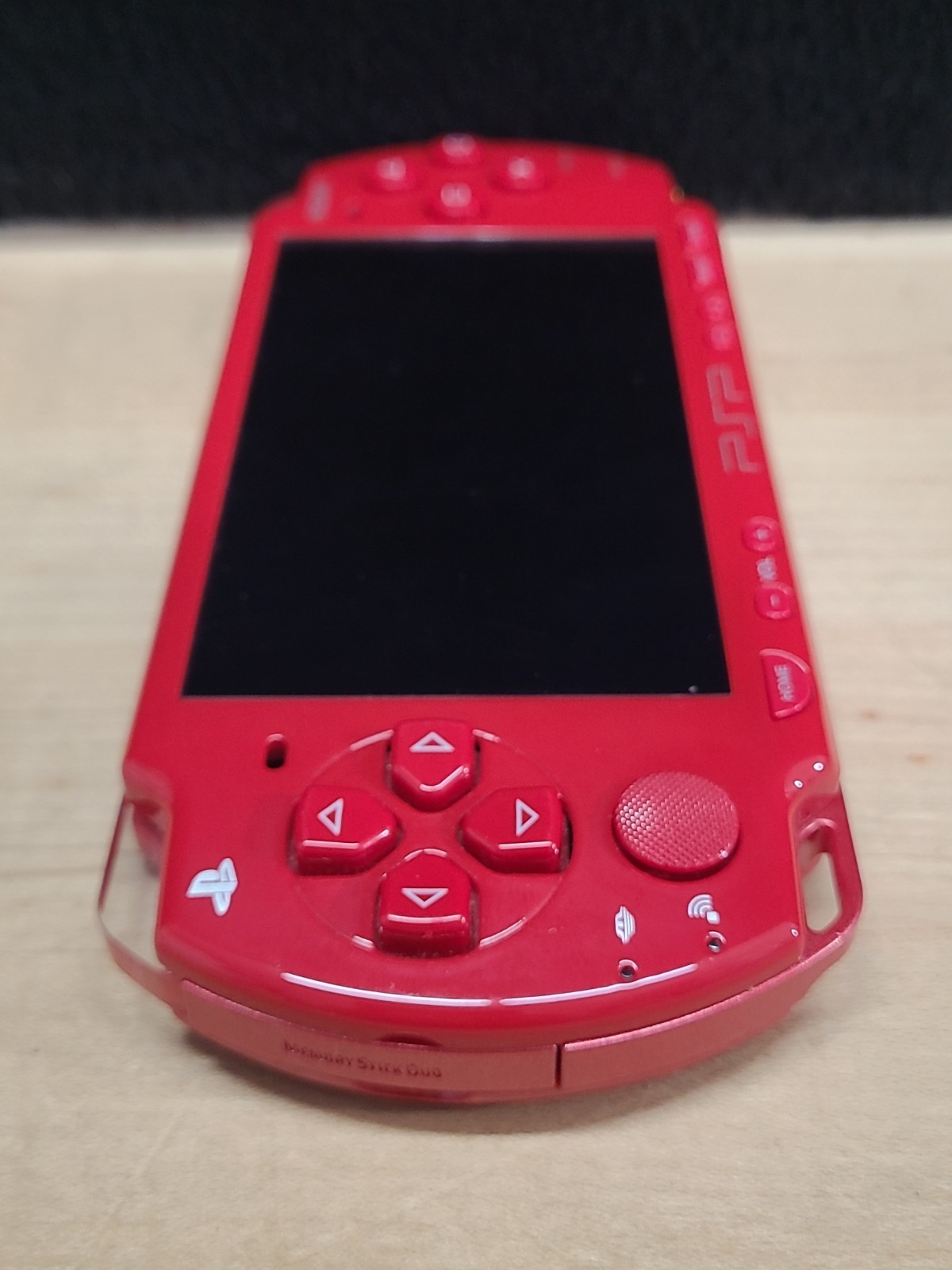 Sony PlayStation Portable PSP-2001 God of War Edition Red Console W/Game New Bat