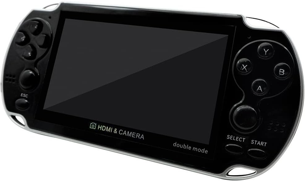 Portable X7 Plus Game Console – 10,000 Retro Games, Dual Player 4.3-Inch Screen