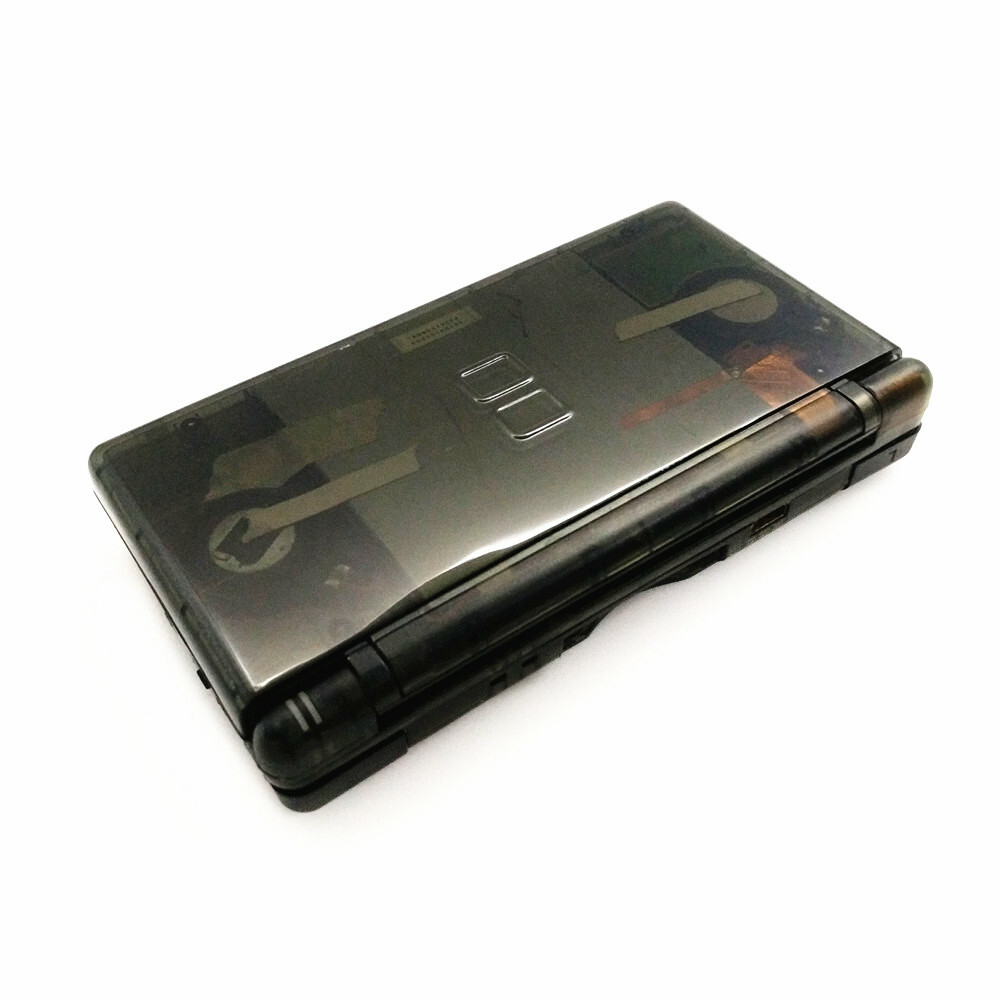 Clear Black Retrofit Nintendo DS Lite Game Console NDSL Video Game System