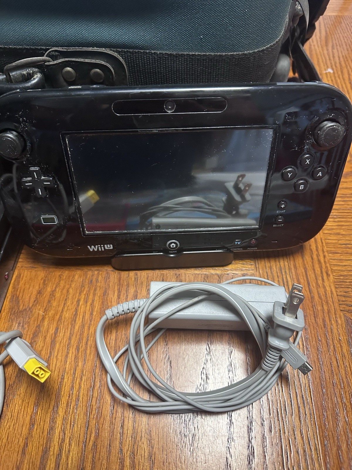 Nintendo Wii U Black Console with Gamepad and Power Cords 32GB, WUP 101 02
