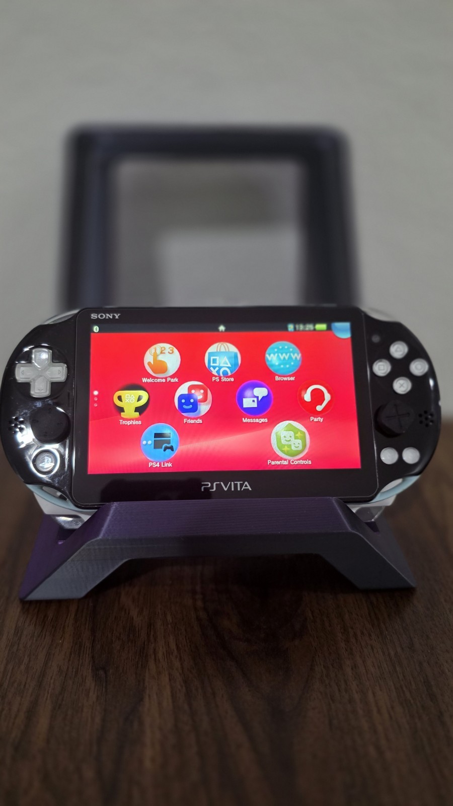 Sony PS Vita Slim PCH-2000 Custom Black/White/Blue Console Tested