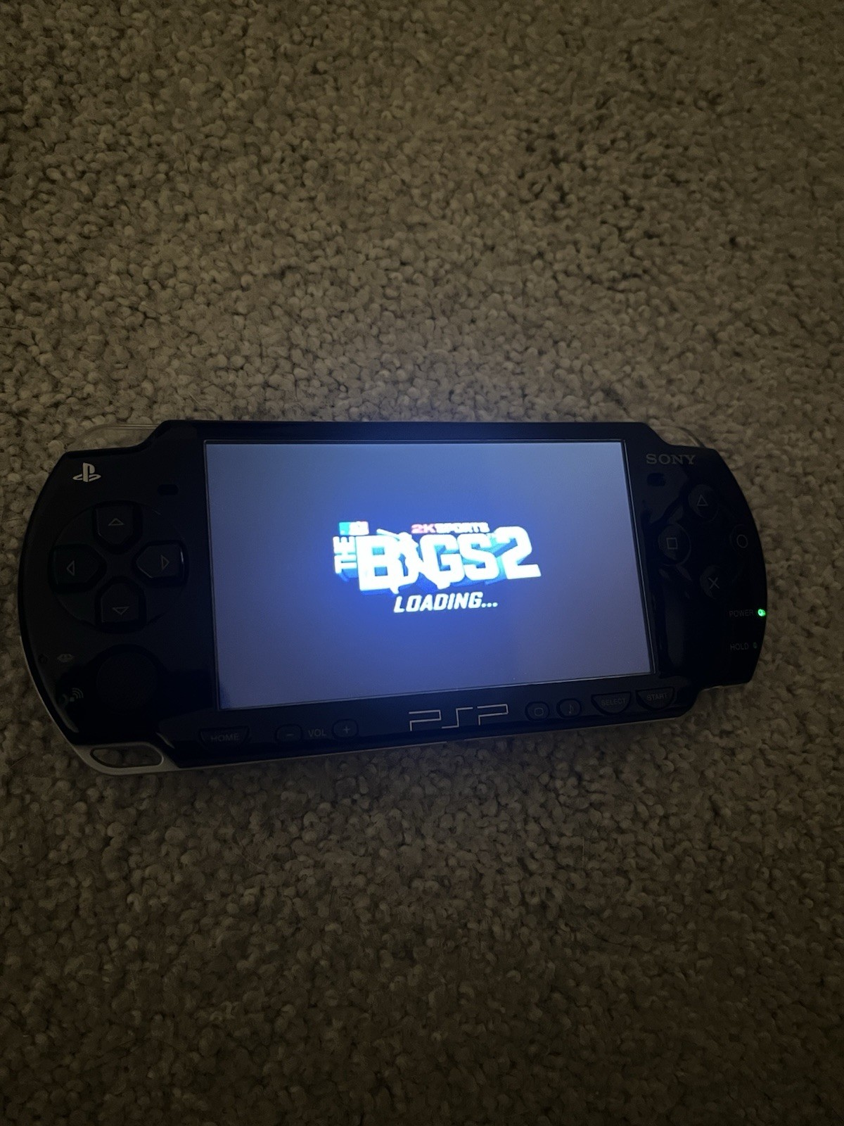PSP 2001 Black Game Console With 12 Games