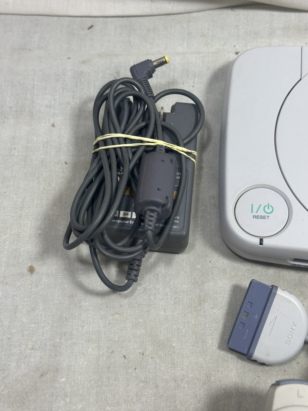 Sony PSOne Slim White Console PS1 (SCPH-101) Console System OEM Bundle – Tested